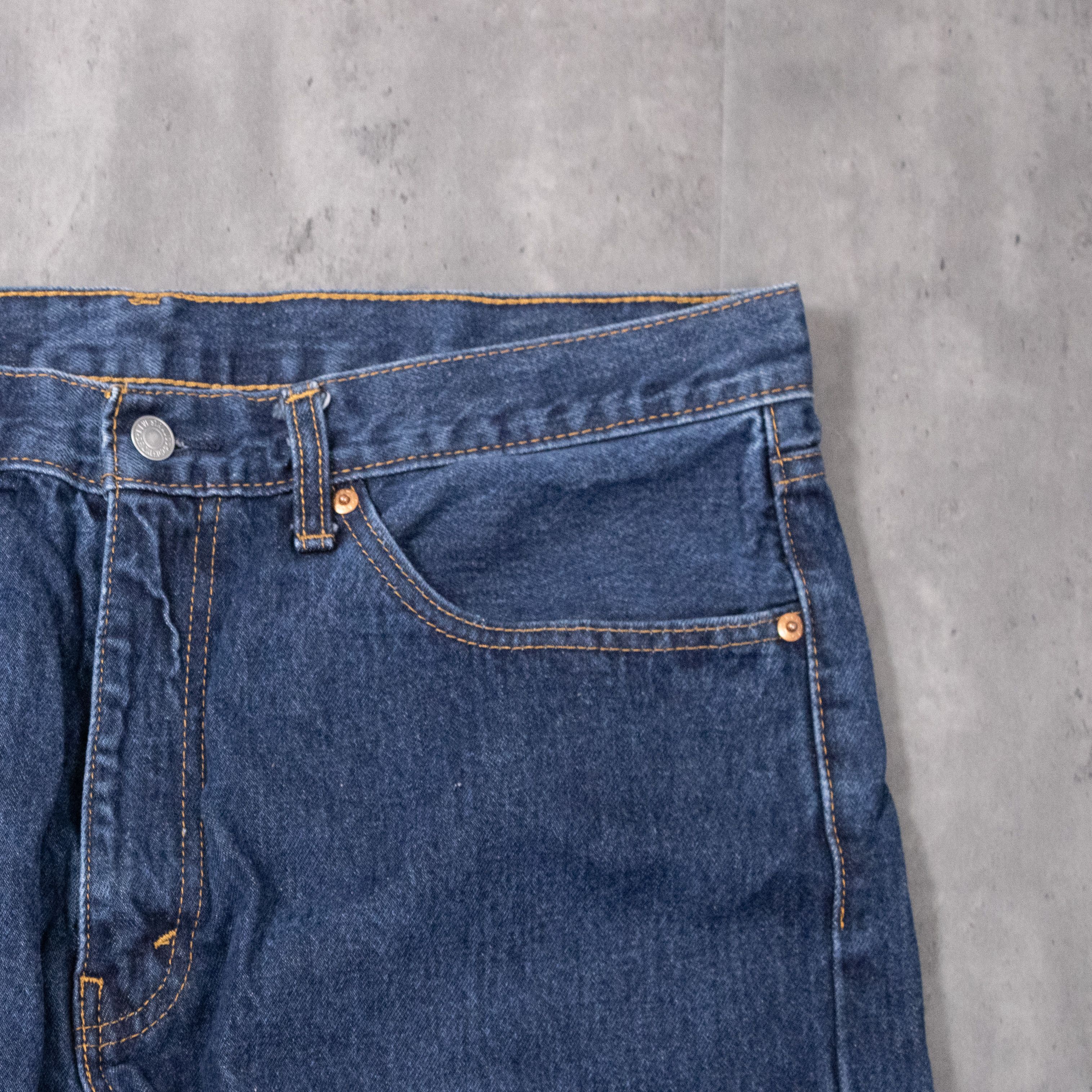 Levi's Levis Cut Off Baggy Indigo Distressed Jorts Shorts Size US 36 / EU 52 - 4 Thumbnail