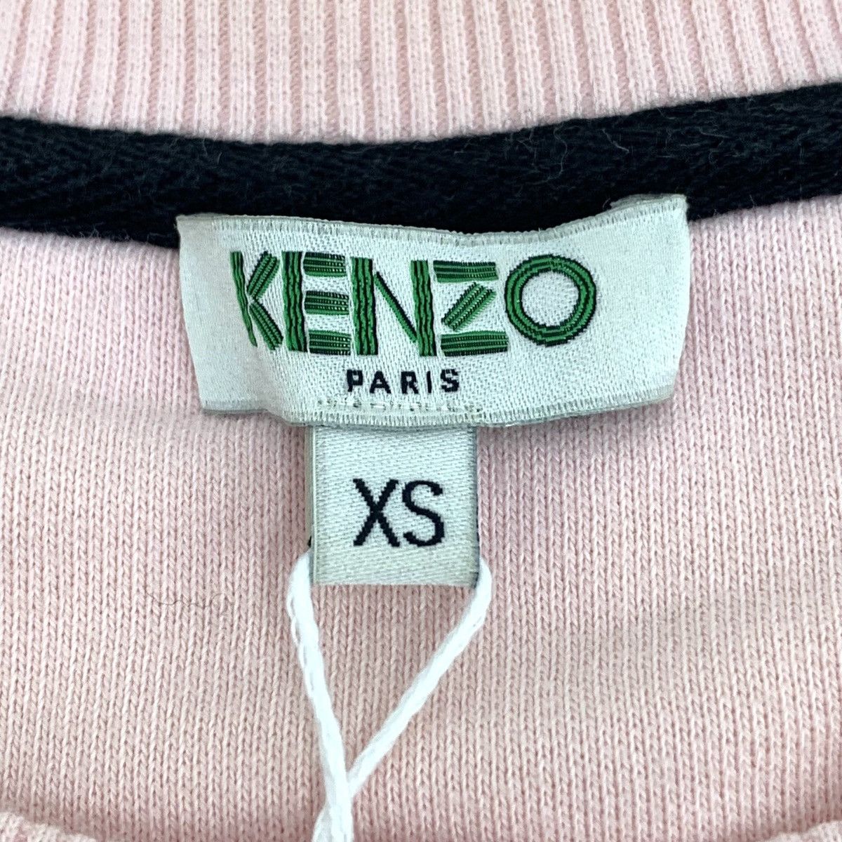 Kenzo Kenzo Pink Logo Letter Flocked Long Sleeve Sweatshirt K26WX Size XS / US 0-2 / IT 36-38 - 5 Thumbnail