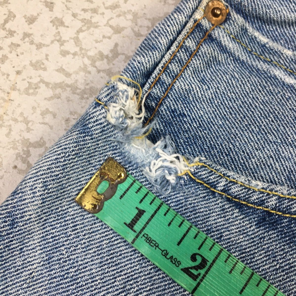 Levi's × Vintage Levis 517 Light Blue Washed Vintage Style Jeans Size US 34 / EU 50 - 8 Thumbnail