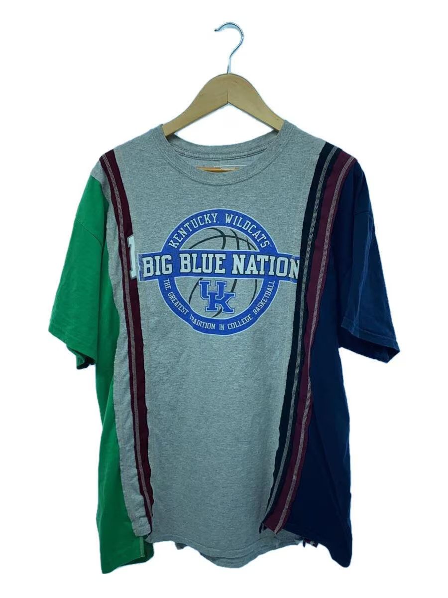 image of Needles Kentucky Wildcats Reconstructed Rebuild Tee in Grey, Men's (Size Large)