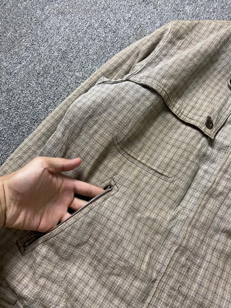 Japanese Brand Simple Life Brand Checkered Light Jacket (181) Size US M / EU 48-50 / 2 - 7 Thumbnail