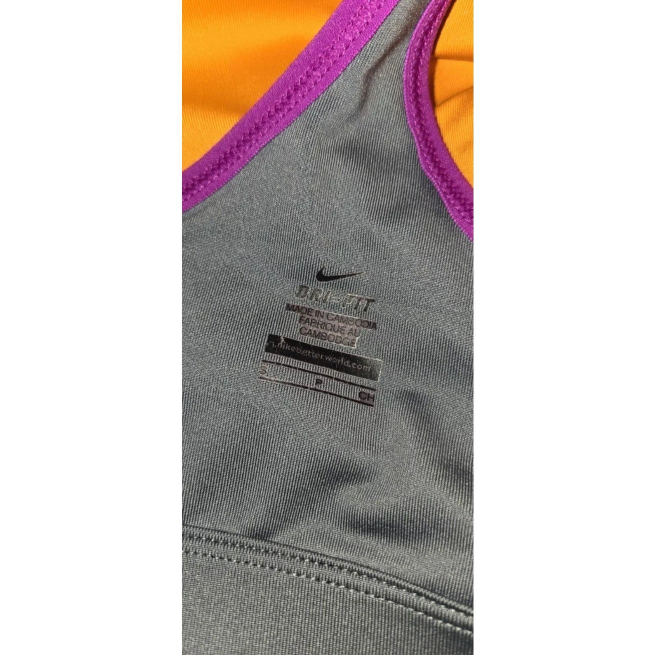 Nike 2Pc Set Nike Dri-FIT Tempo Shorts M Racerback Bra Tank Top S Size 29" - 10 Thumbnail