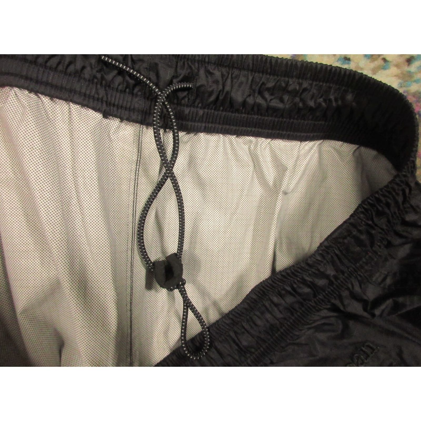 Vintage LL Bean Pants Mens XS Black Tek Waterproof System Rain Ankle Zip Hiking 28x32 Size US 27 - 5 Thumbnail