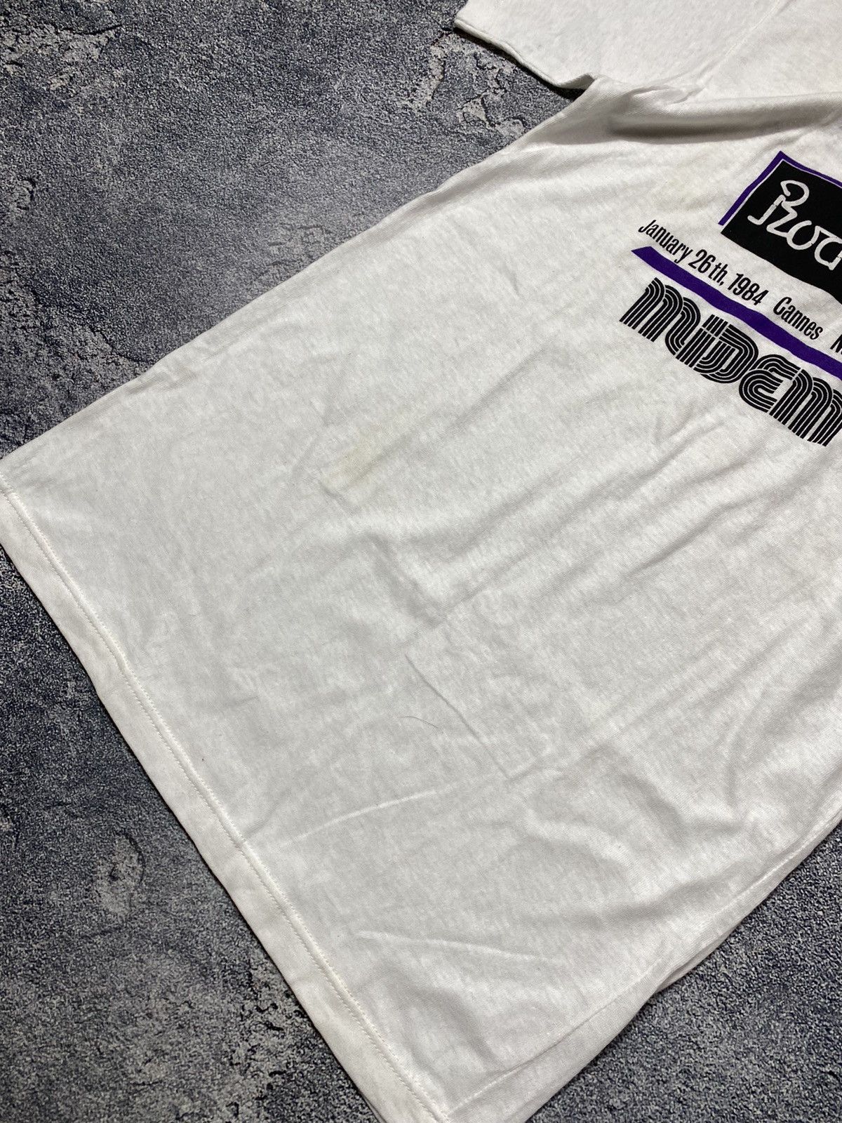 Band Tees × Mtv Vintage 1984 Eurovision WDR Canes Tshirt Size US M / EU 48-50 / 2 - 9 Thumbnail