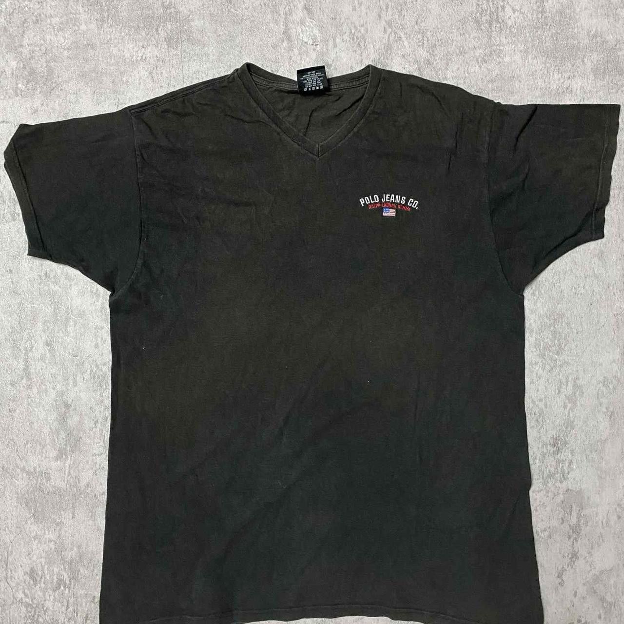 Polo Ralph Lauren Black Polo Ralph Lauren vintage cotton T-shirt Size US L / EU 52-54 / 3 - 1 Thumbnail