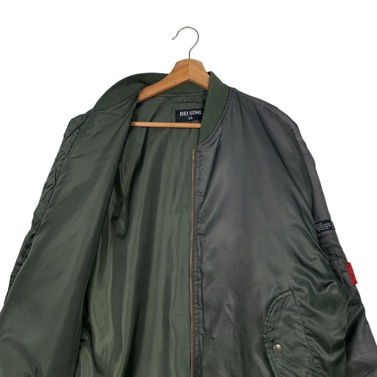 Japanese Brand BEI SING Work Bomber Jacket #1994-C87 Size US L / EU 52-54 / 3 - 10 Thumbnail
