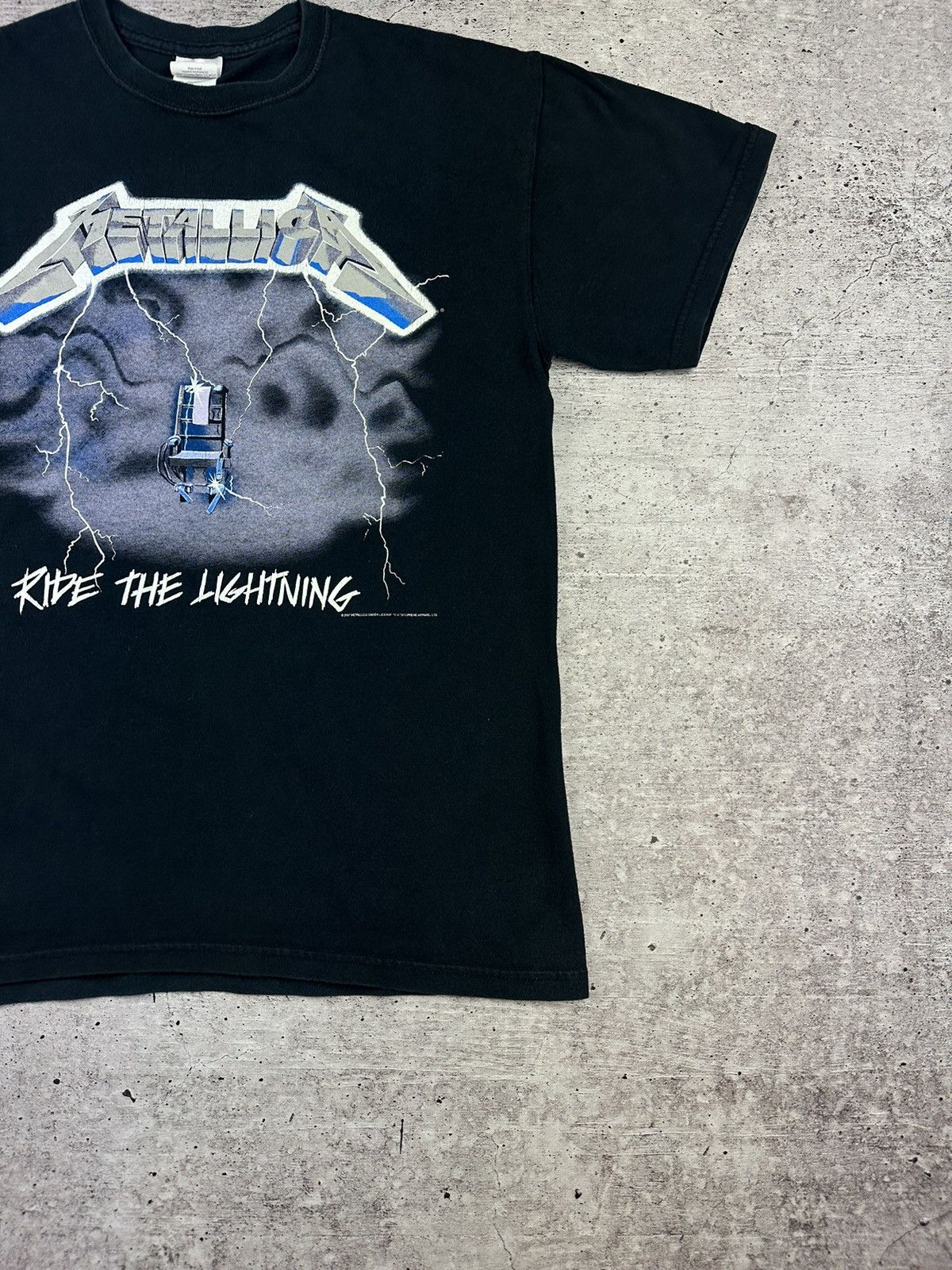 Band Tees 2007 Metallica Ride The Lightning Double Sided T Shirt Size US M / EU 48-50 / 2 - 2 Thumbnail