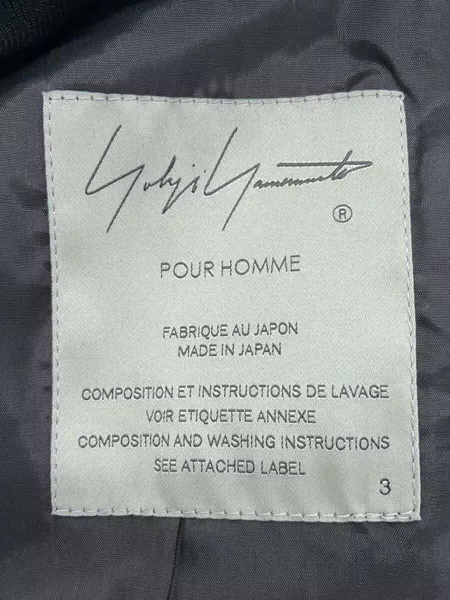 Yohji Yamamoto yohji yamamoto POUR HOMME BLK/Linen/Jacket Size US L / EU 52-54 / 3 - 3 Thumbnail
