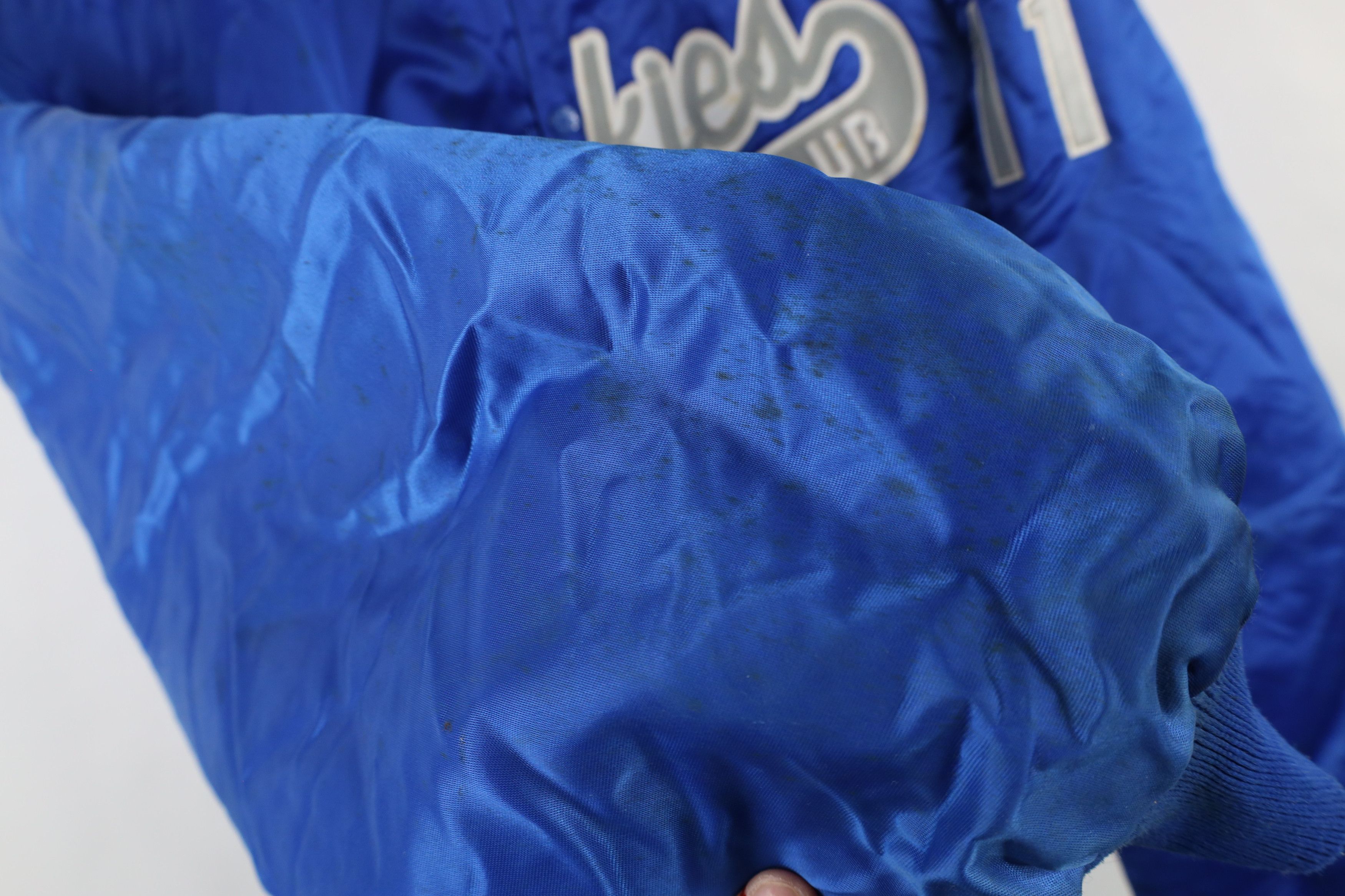Vintage Vintage 70s 80s Frankies Softball Satin Bomber Jacket Size US XL / EU 56 / 4 - 9 Thumbnail