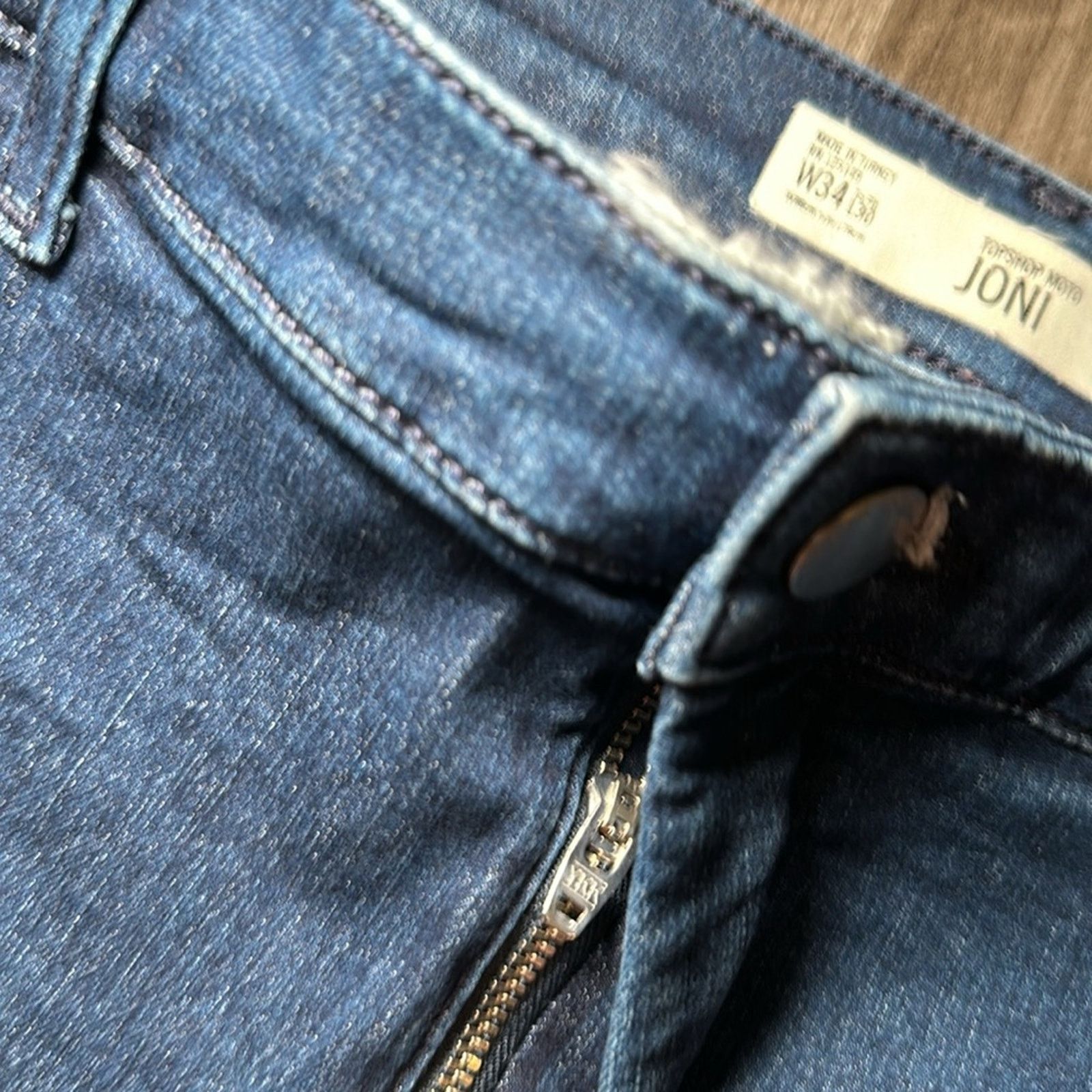 Topshop Topshop Moto Joni High Waist Skinny Jeans - 34 Size 34" / US 12 / IT 48 - 6 Thumbnail