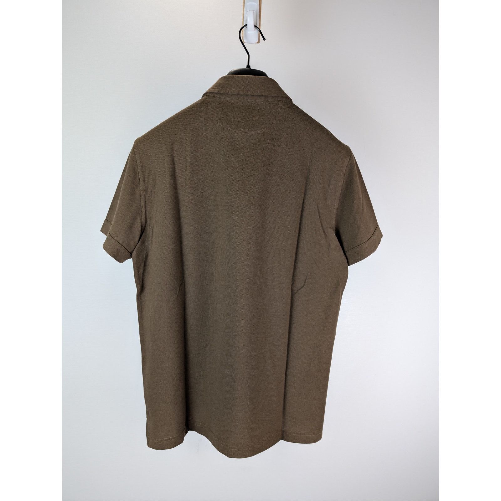 Tom Ford o1rshd1 Cotton Pique Polo Shirt in Brown Size US M / EU 48-50 / 2 - 10 Thumbnail