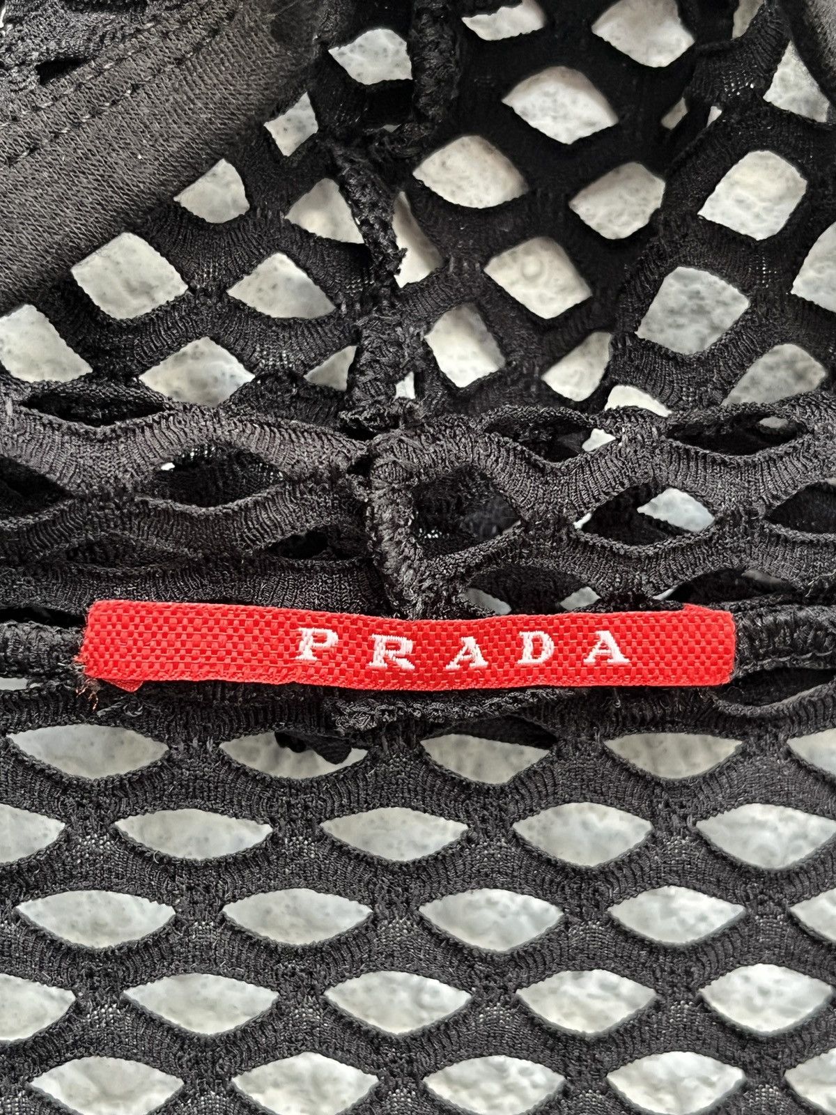 Prada Prada Fishnet Mesh Tank Top Hood Size US M / EU 48-50 / 2 - 4 Thumbnail