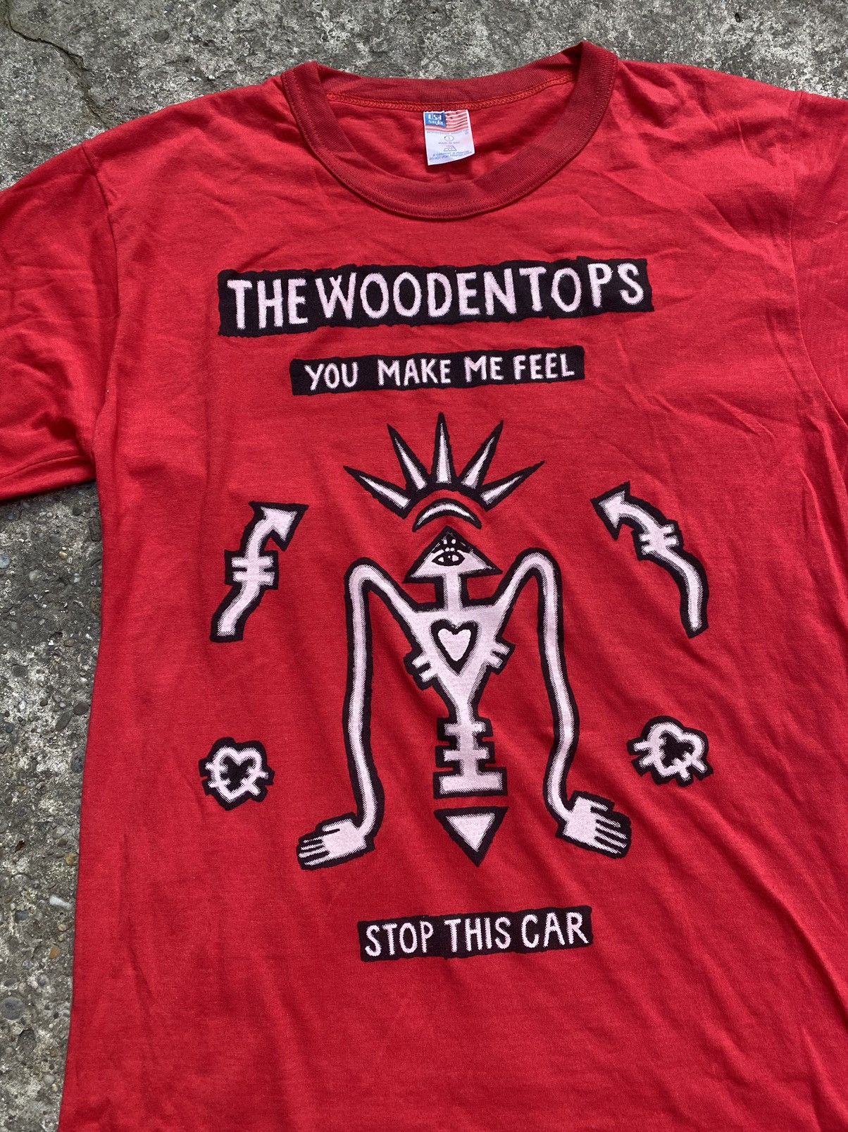 Band Tees × Vintage Vintage Single Stich 90s The Woodentops T-Shirt Size US L / EU 52-54 / 3 - 3 Thumbnail