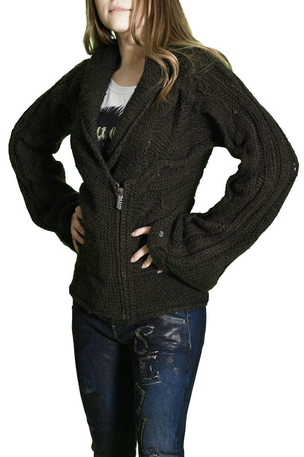 Miss Sixty Miss Sixty Vintage y2k Knit Zip Up Sweater Cardigan Size S / US 4 / IT 40 - 2 Thumbnail