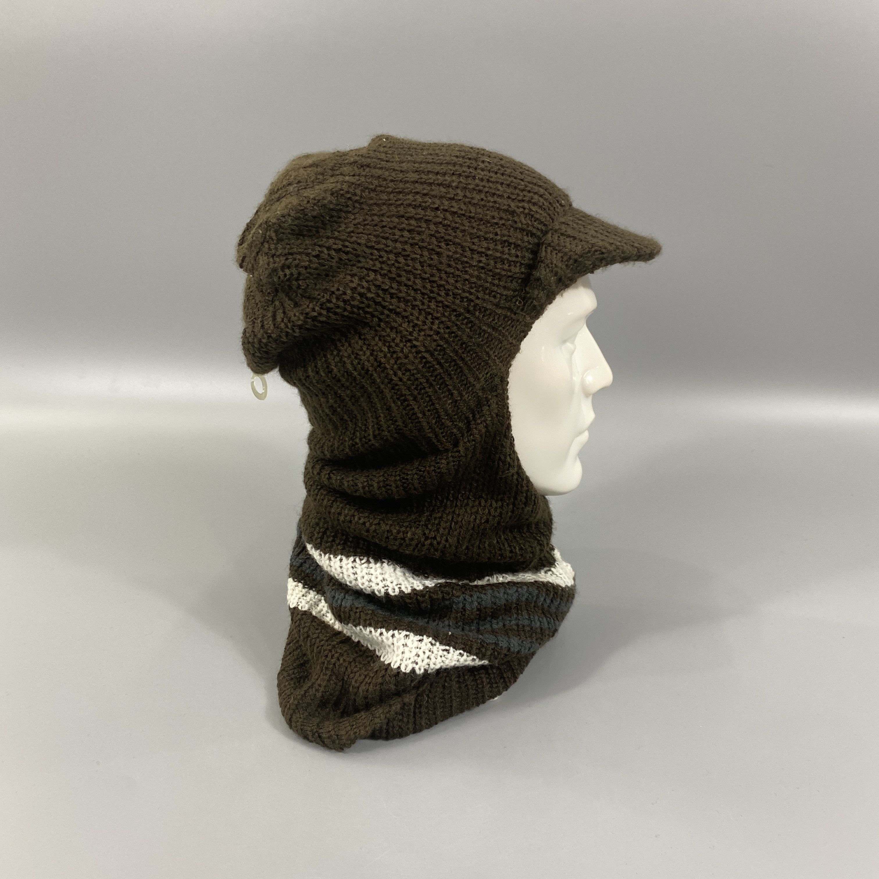 Japanese Brand Ski Cap Hat With Zipper -BN847 Size ONE SIZE - 3 Thumbnail