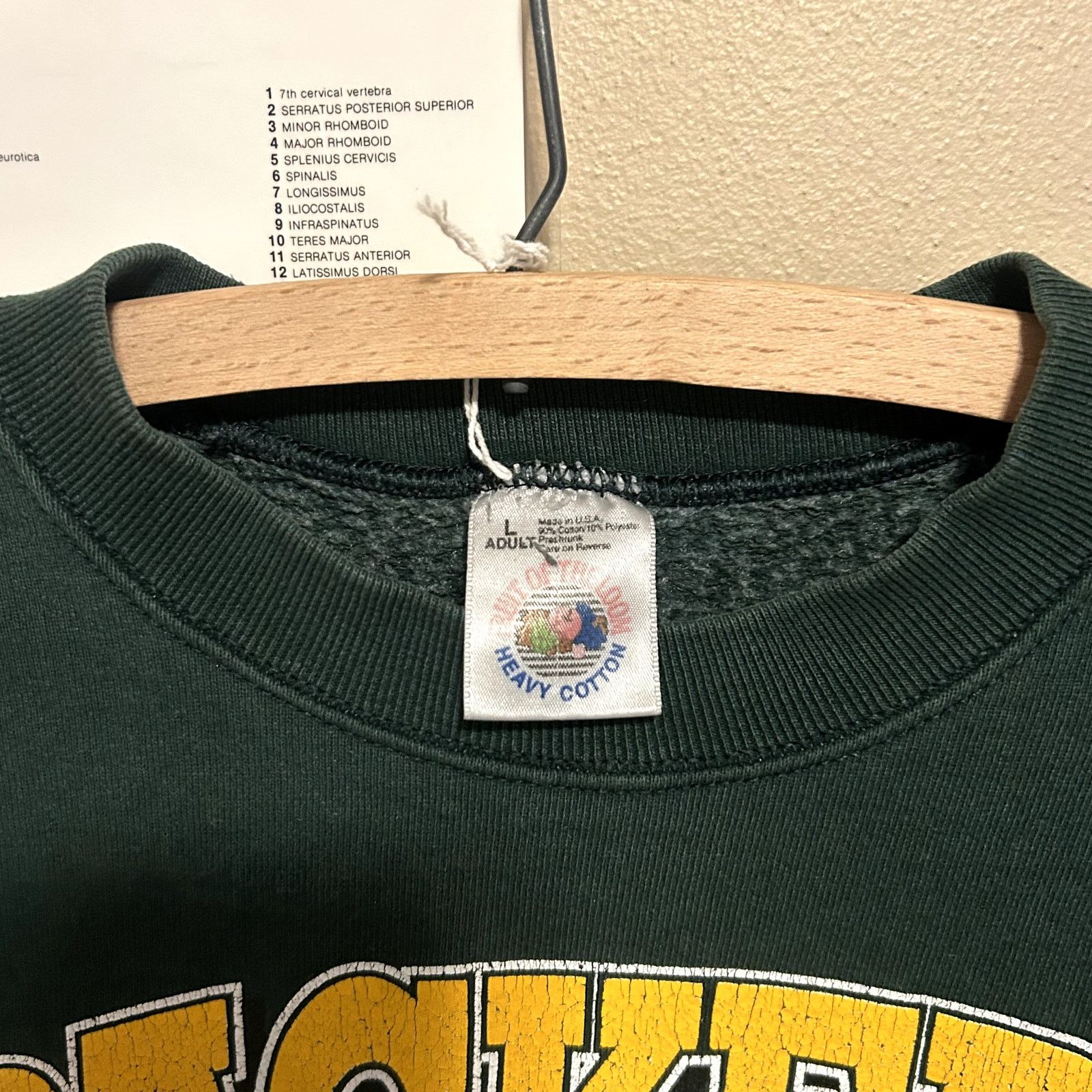 Fruit Of The Loom Vintage 90s Green Bay Packers Crewneck Large Size US L / EU 52-54 / 3 - 2 Thumbnail