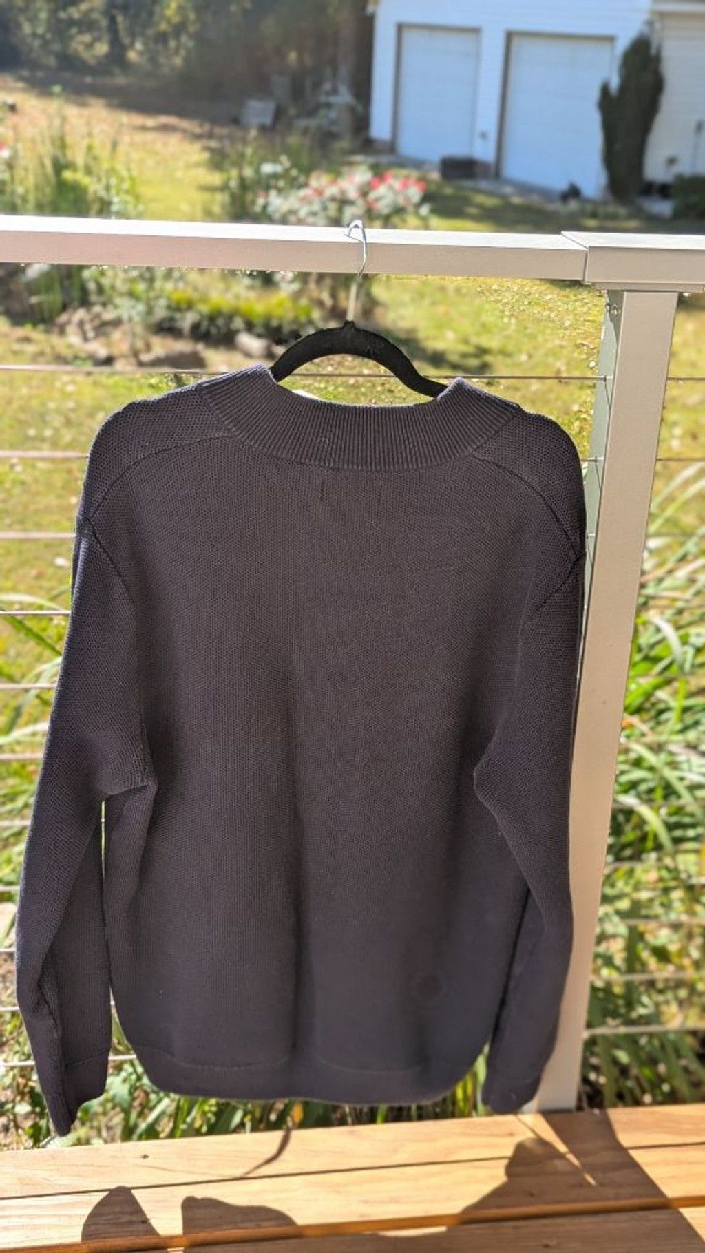 Chaps Men's Chaps Navy Zip Up Sweater L Size US L / EU 52-54 / 3 - 3 Thumbnail
