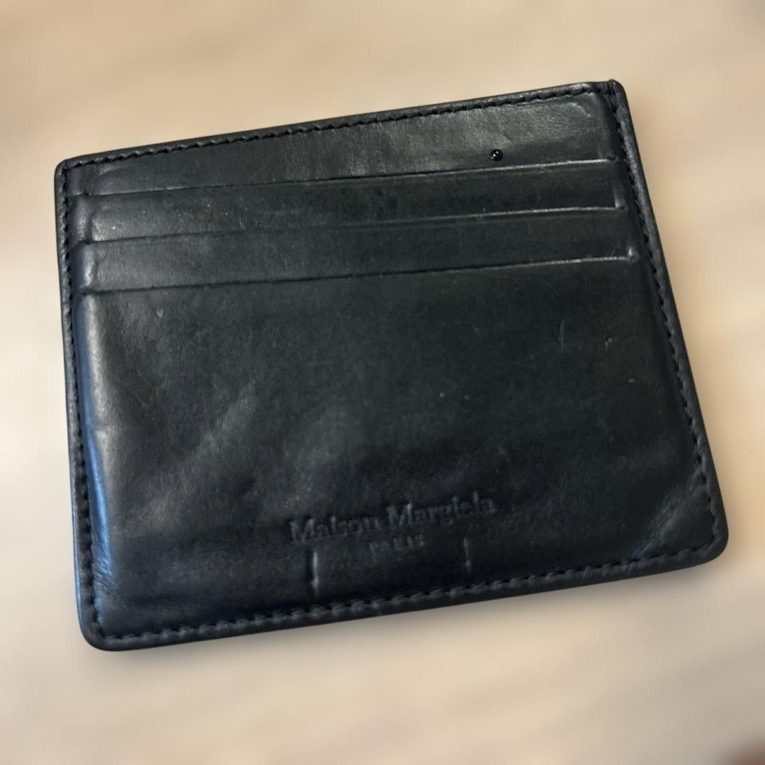 Maison Margiela 4 Stitch Motif Leather Card Case Wallet Size ONE SIZE - 2 Thumbnail