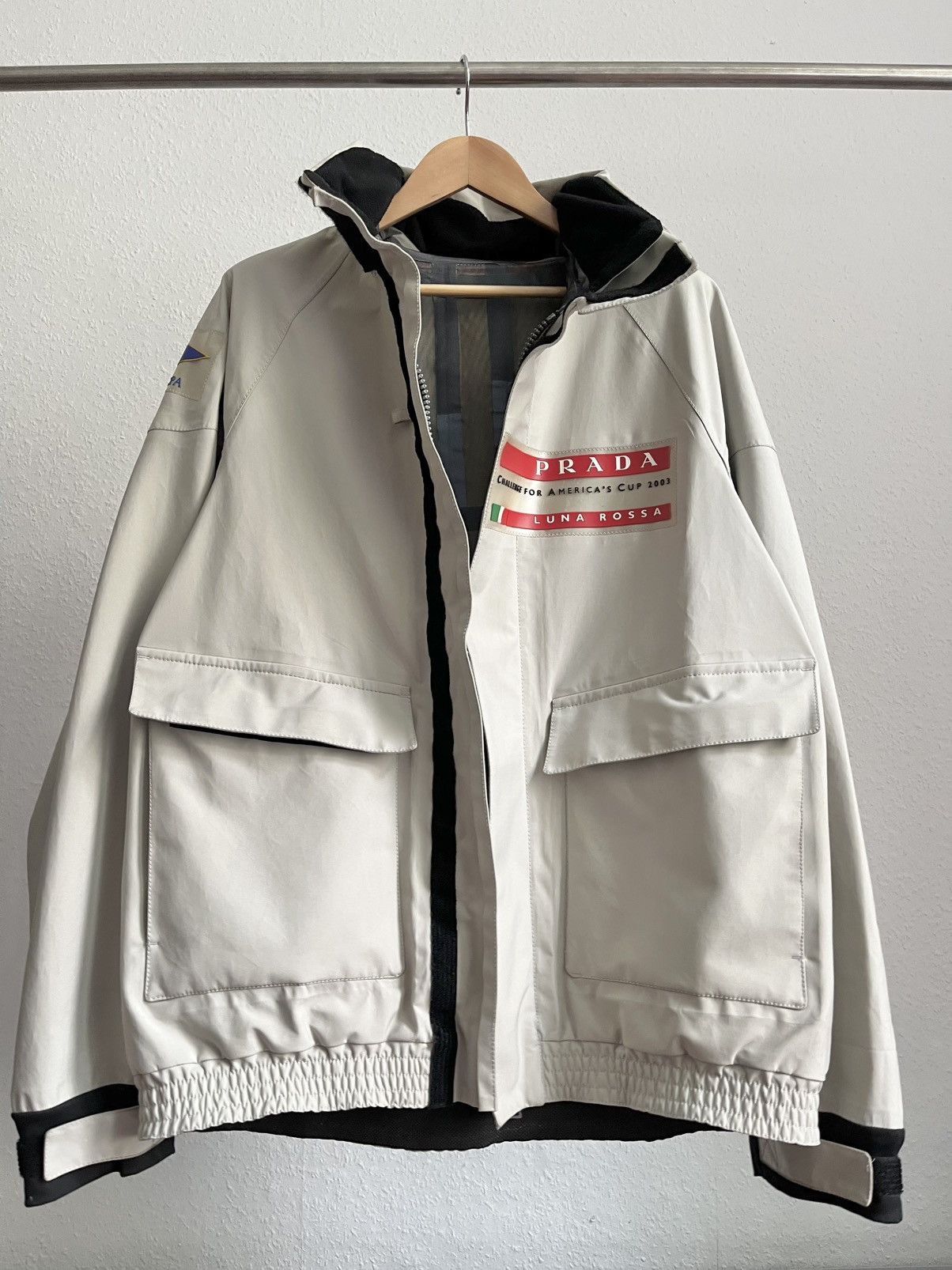 Prada 2003 Prada Luna Rossa Sailing Jacket Size US XL / EU 56 / 4 - 9 Thumbnail