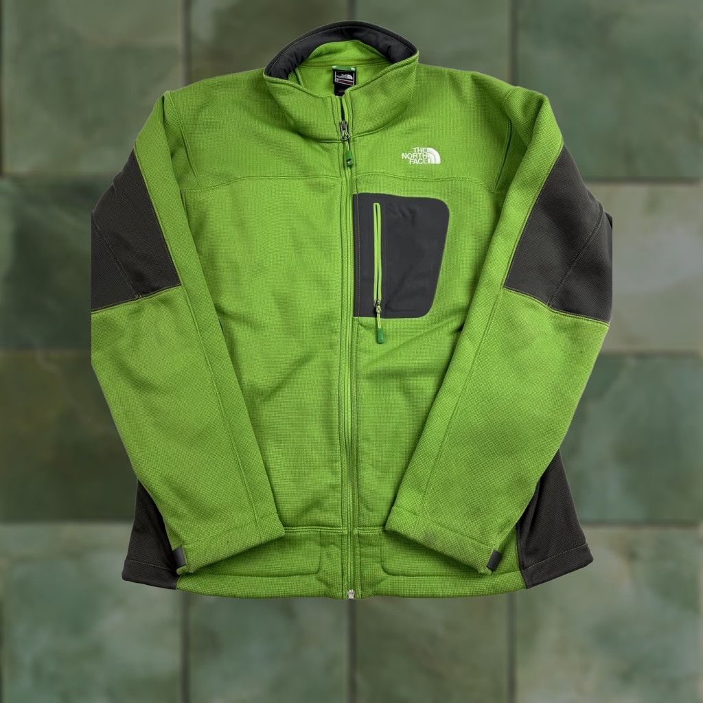 The North Face The North Face Summit Series Jacket Mens L Green Full Zip Softshell Stretch Pockets Wind-Resistant" Size US L / EU 52-54 / 3 - 1 Thumbnail