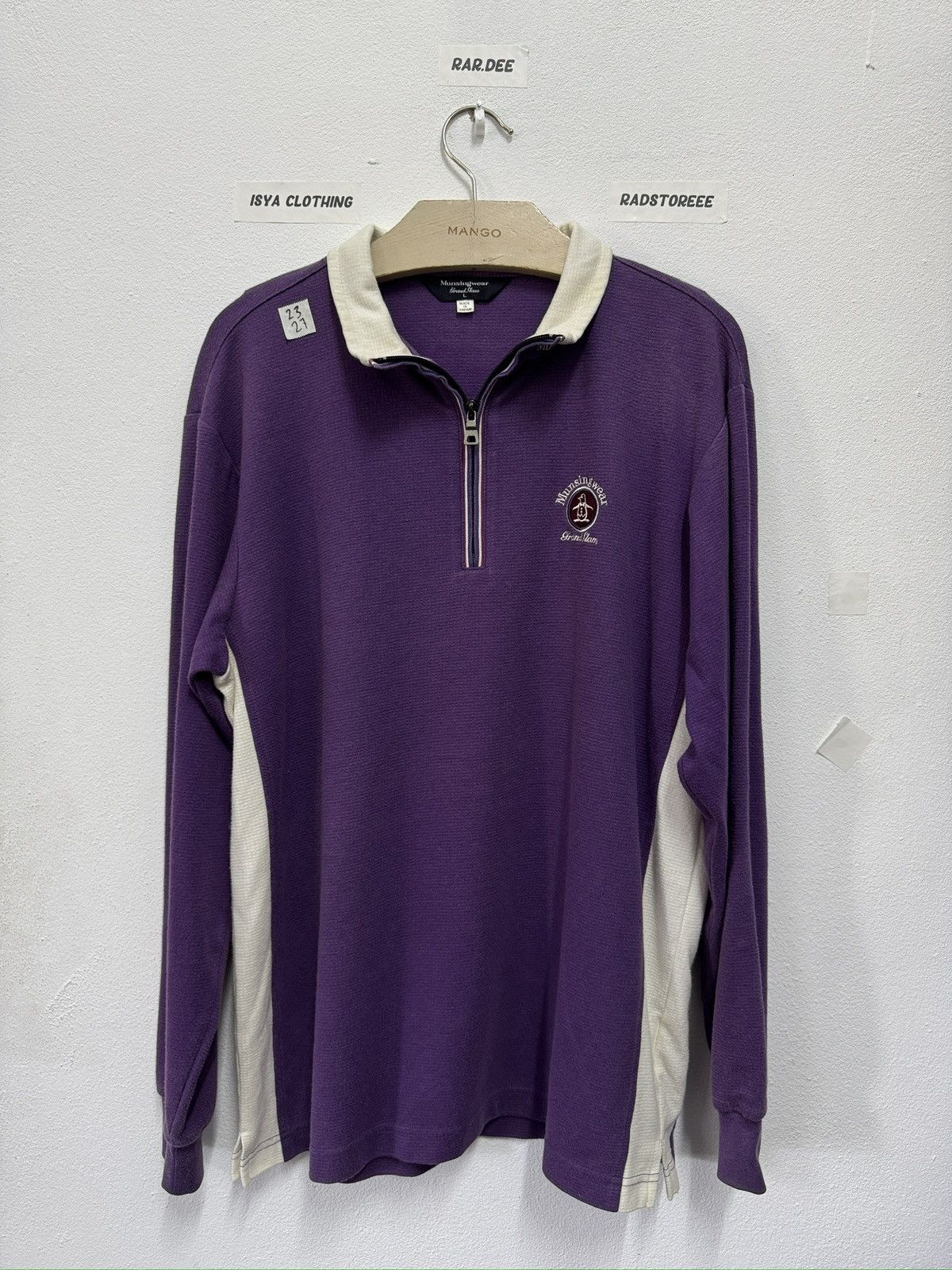 Vintage Pinguin by Mungsing Wear Half zip Longsleeve Size US L / EU 52-54 / 3 - 1 Thumbnail