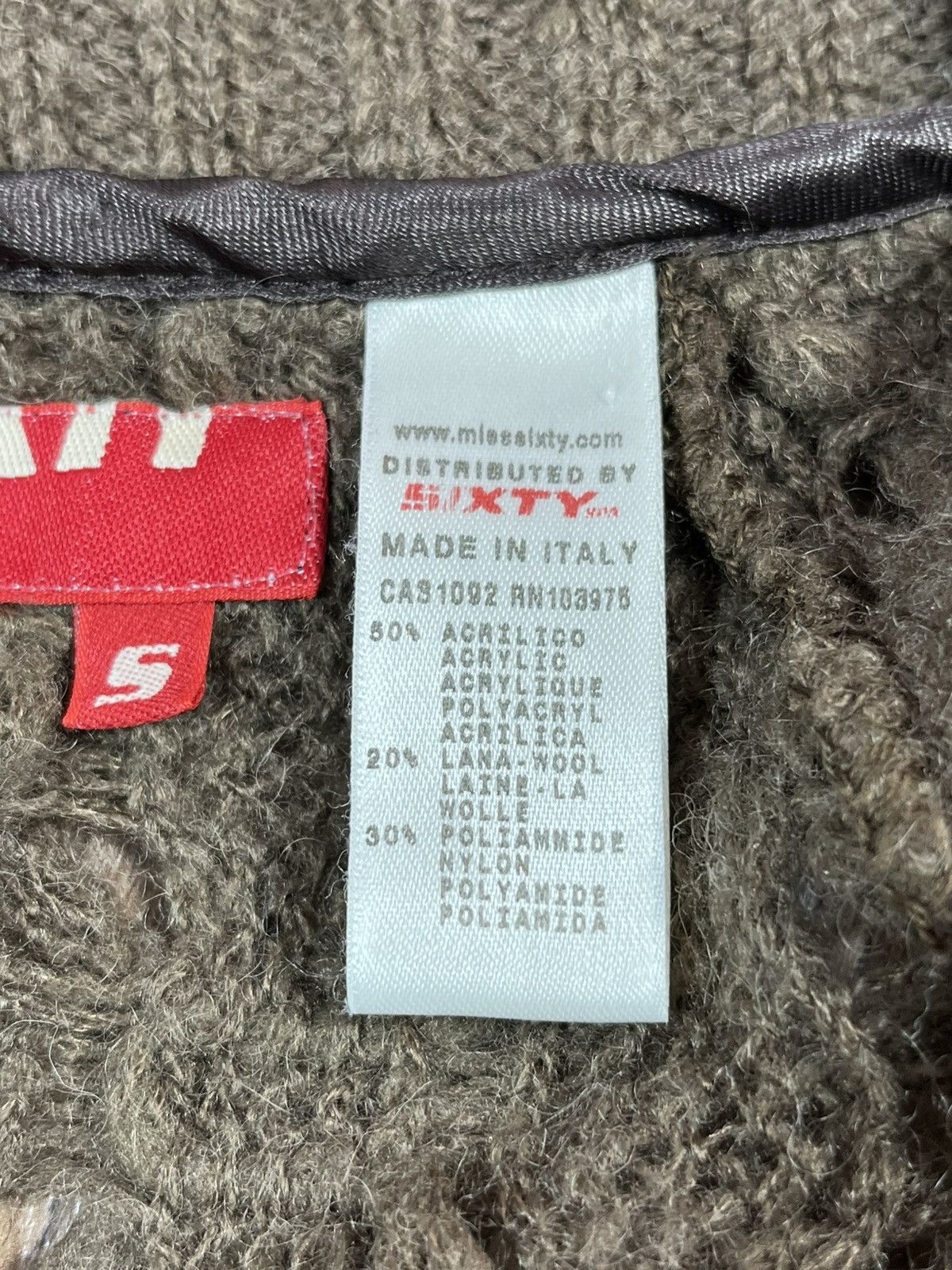 Miss Sixty Miss Sixty Vintage Knit Sweater Made In Italy Size S / US 4 / IT 40 - 7 Thumbnail