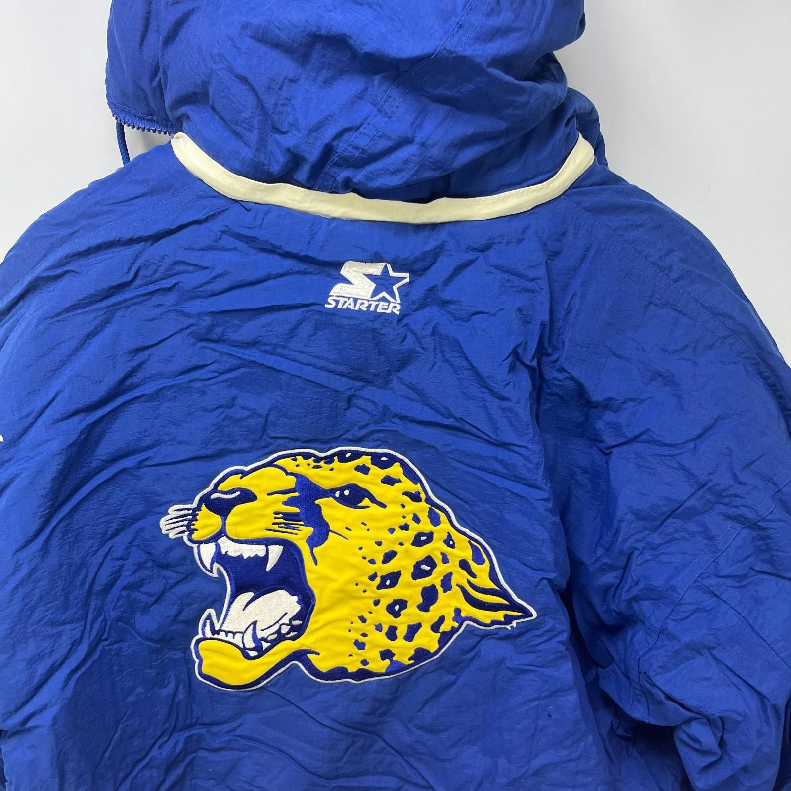 Starter Vintage 90s Starter Southern Uni Jaguars A&M Jacket Large Size ONE SIZE - 11 Thumbnail