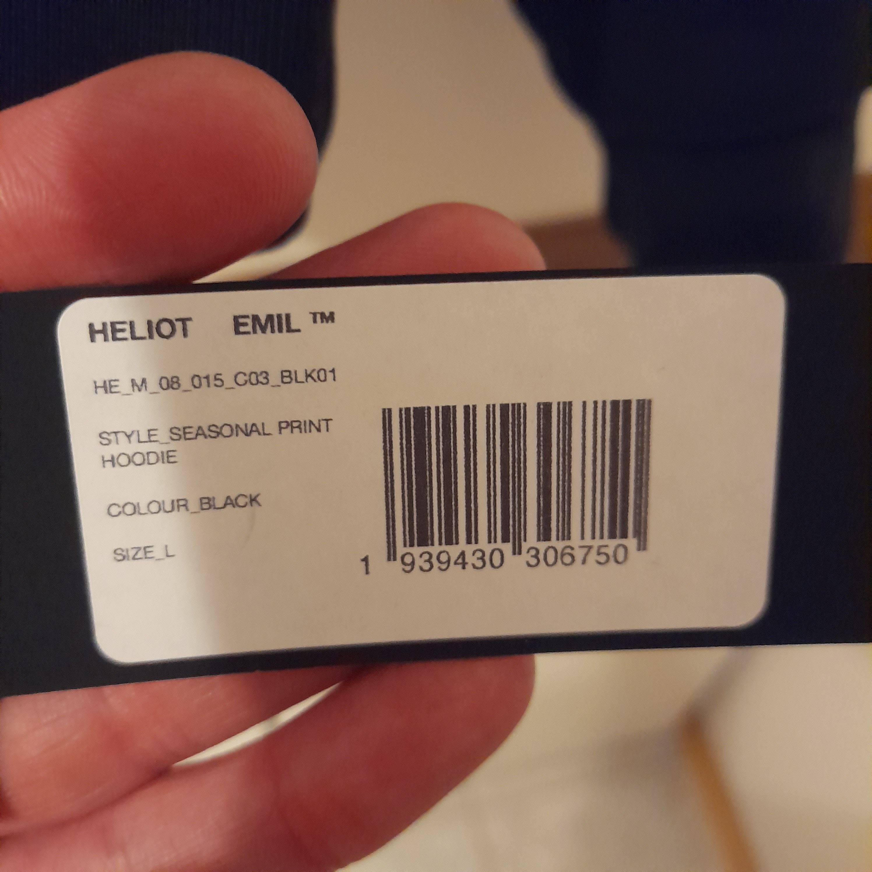 Heliot Emil Heliot Emil Print Hoodie Size US M / EU 48-50 / 2 - 4 Thumbnail