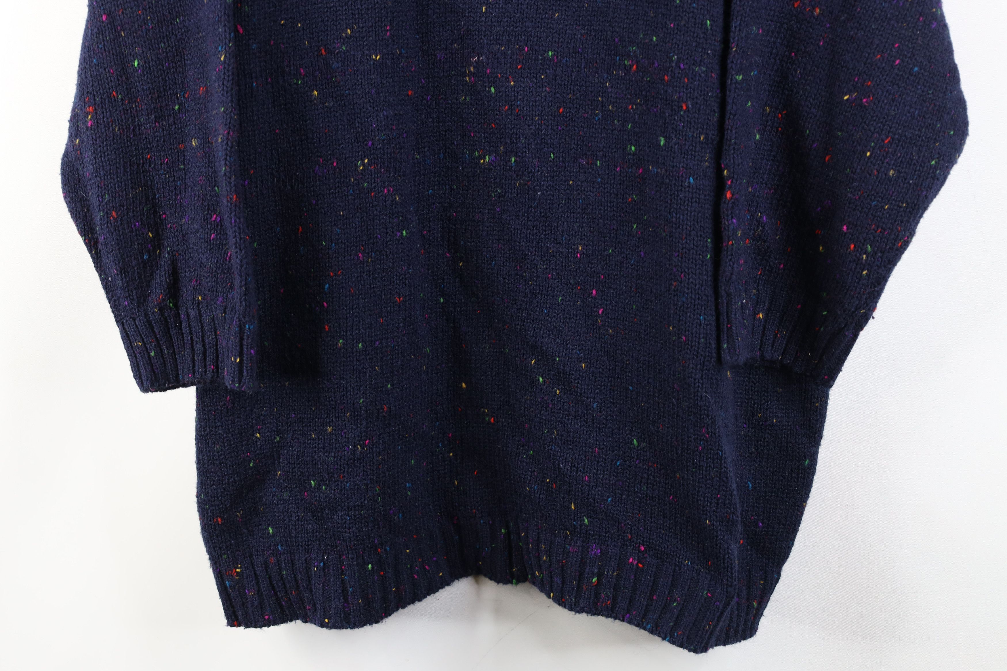 Vintage Vintage 90s Streetwear Wool Blend Mock Sweater 3/4 Sleeve Size ONE SIZE - 3 Thumbnail