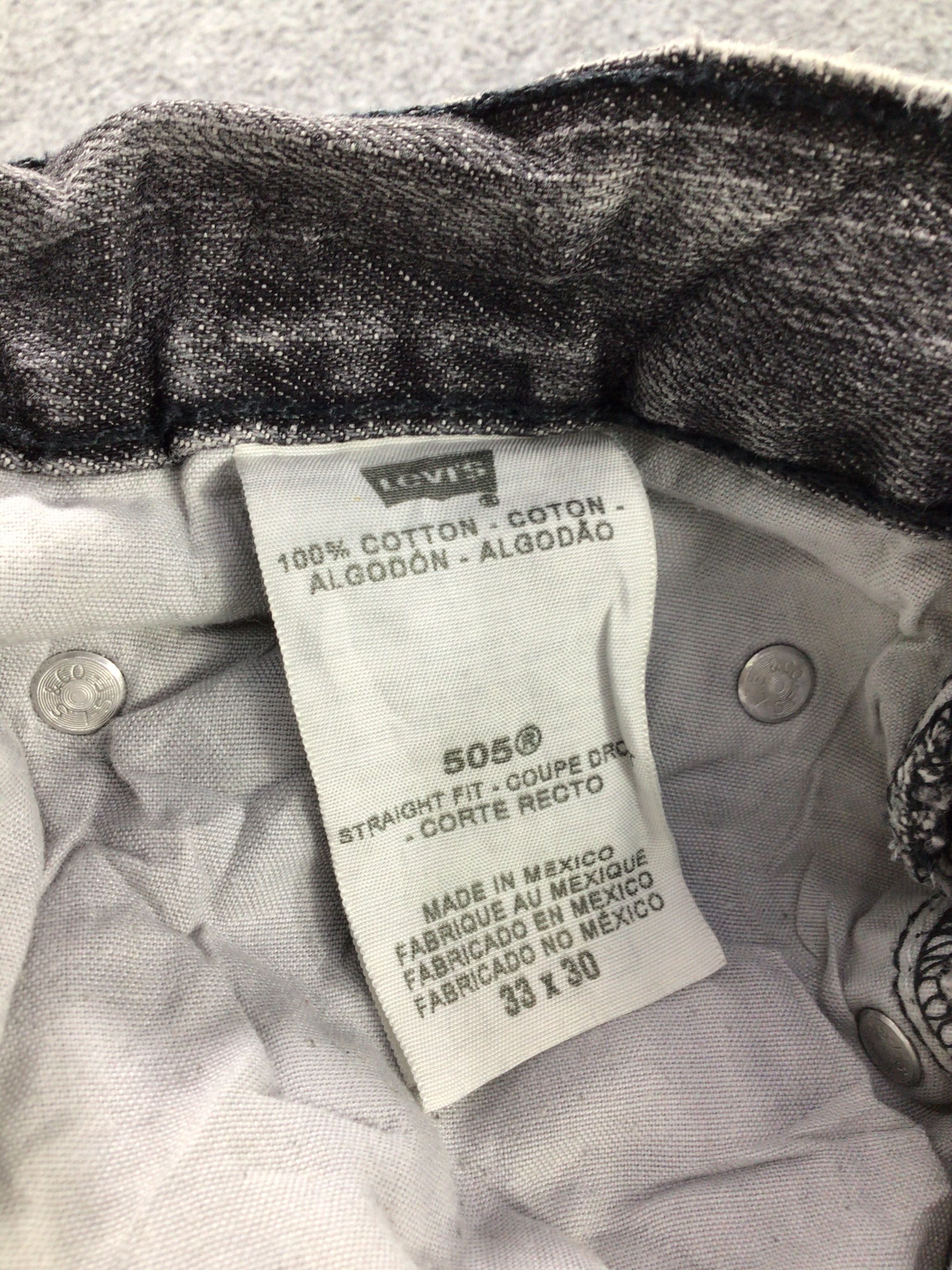 Levi's Vintage Distress Levis 505 Jeans-JM287 Size US 34 / EU 50 - 10 Thumbnail