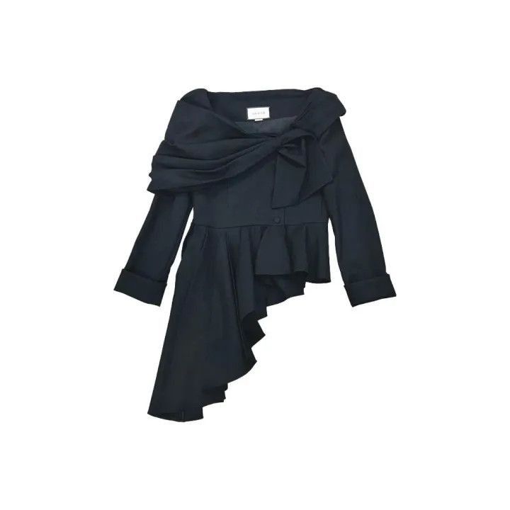 Gucci Gucci Blue Asymmetrical Long Sleeve T-Shirt-2507 Size M / US 6-8 / IT 42-44 - 7 Thumbnail