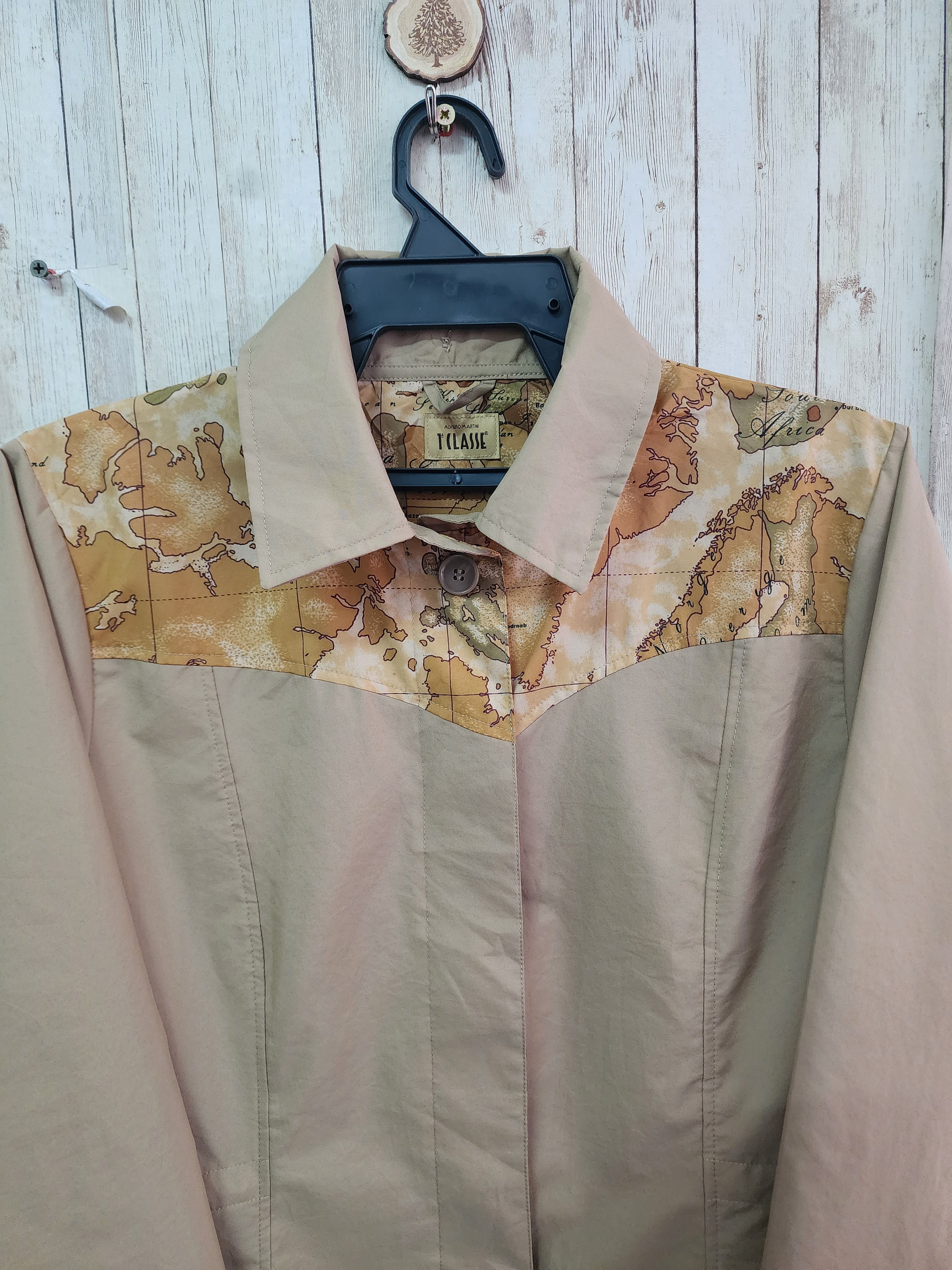 Alviero Martini Alviero Martini Button Up Shirt Hoodie Size M / US 6-8 / IT 42-44 - 9 Thumbnail