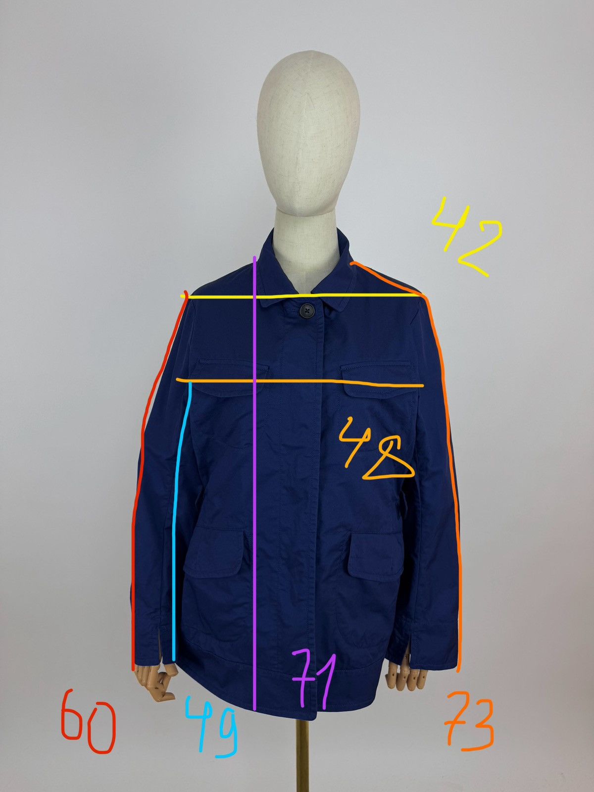 Japanese Brand × Jil Sander × Uniqlo Uniqlo Jil Sander Womens Jacket Toscana Pockets Cotton/Linen Size S / US 4 / IT 40 - 13 Thumbnail