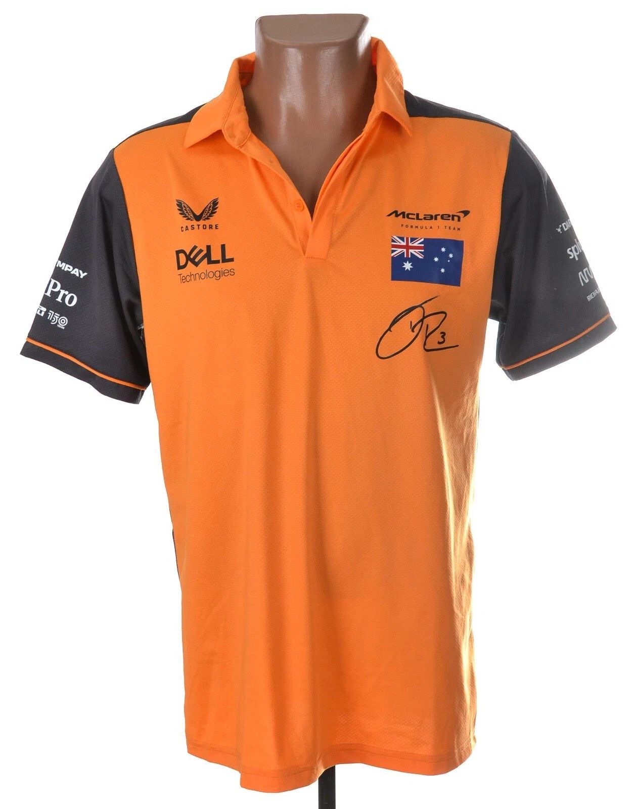Castore FORMULA 1 F1 MCLAREN MERCEDES SHIRT CASTORE S #3 RICCHIARDO Size US S / EU 44-46 / 1 - 2 Thumbnail