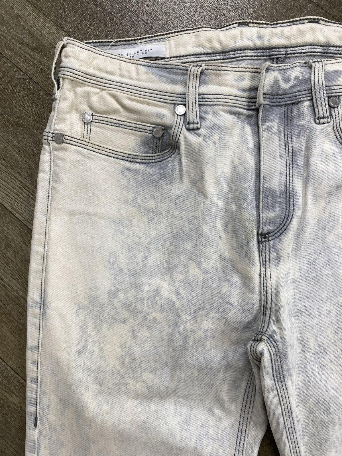 Neil Barrett Vintage Neil Barret Mud Max Punk Acid Wash Lgb Luxury Jeans Size US 30 / EU 46 - 4 Thumbnail