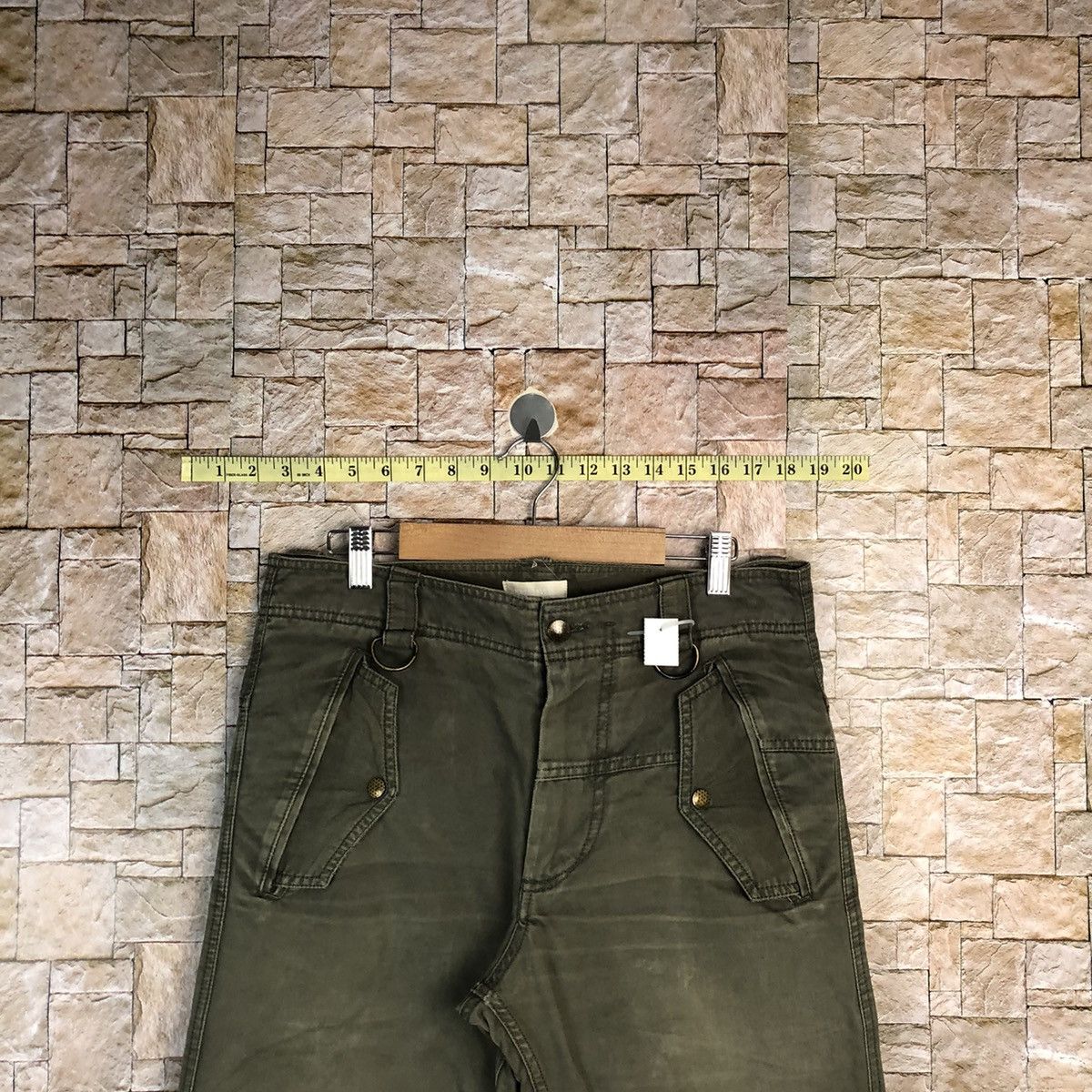 Diesel Diesel Green Cargo Multipocket Pants #A353 Size US 31 - 4 Thumbnail