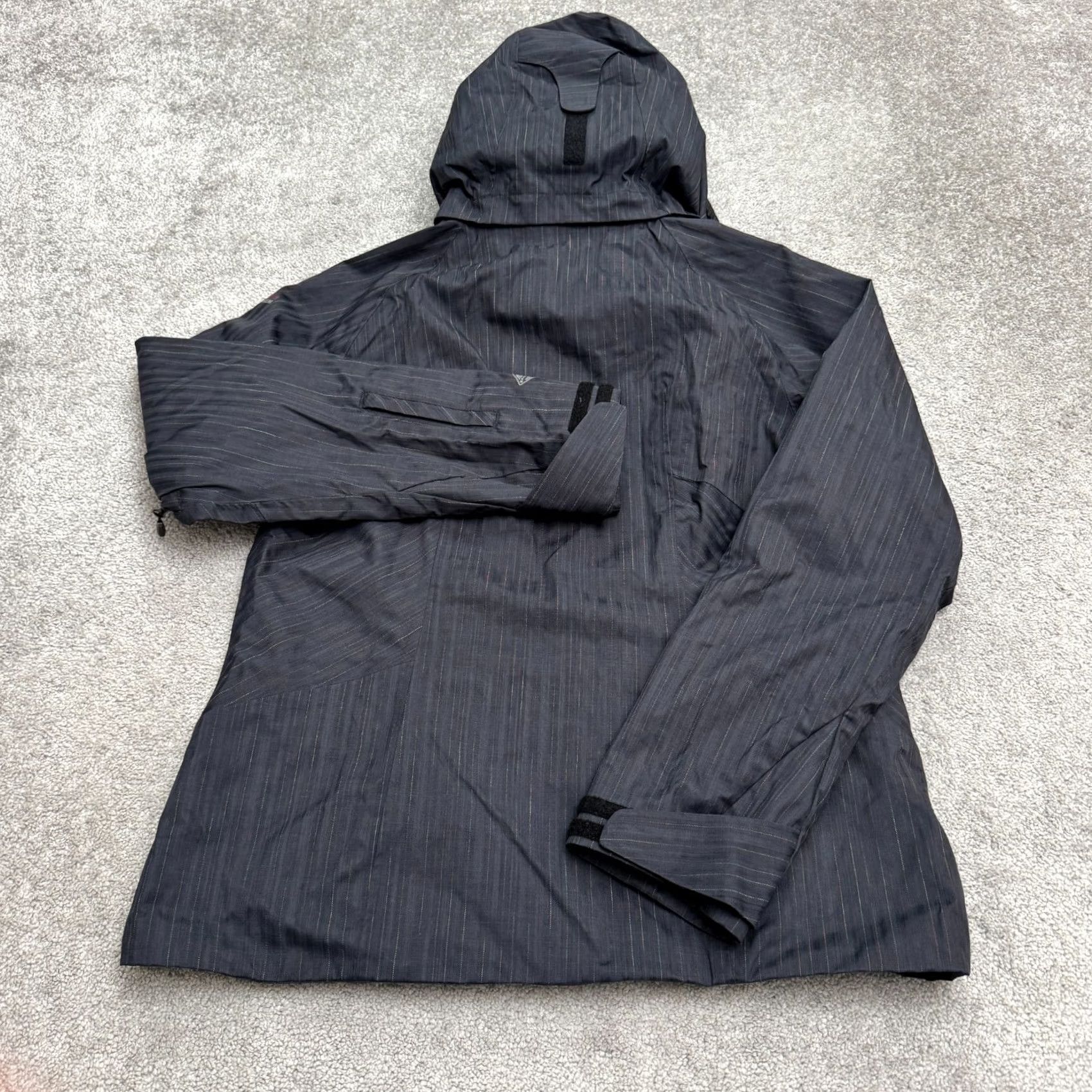 Vintage Columbia Titanium Omni-tech Hoodie Windbreaker Jacket Womens Large Dark Blue - Stylish, Outdoor - Retail Size L / US 10 / IT 46 - 2 Thumbnail