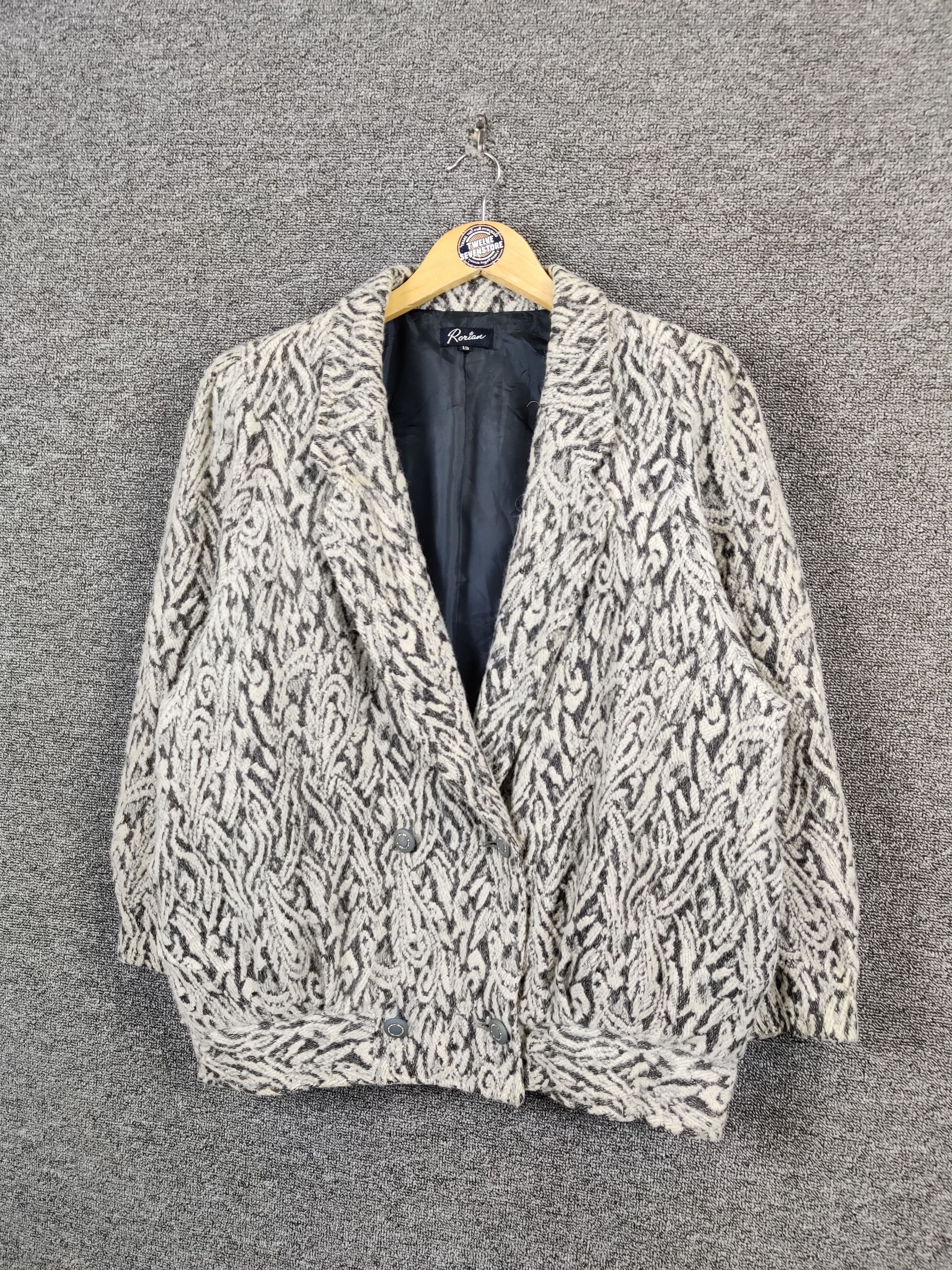 Japanese Brand Rorian Cardigan Jacket Nice Design Size US M / EU 48-50 / 2 - 2 Thumbnail