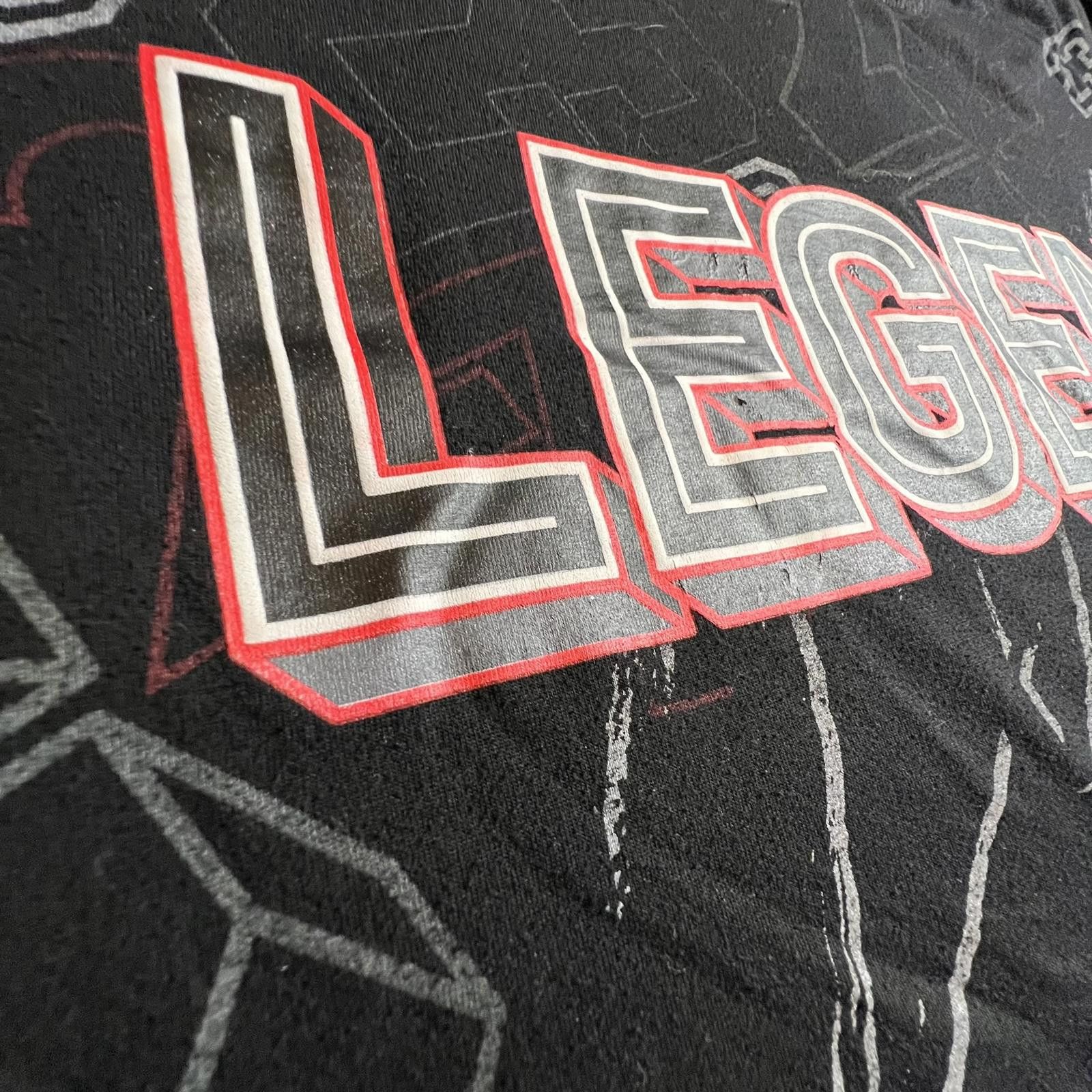 Designer OG Hustle LEGEND 23 Michael Jordan T-Shirt NBA 4XL MJ Black Size US XXL / EU 58 / 5 - 2 Thumbnail