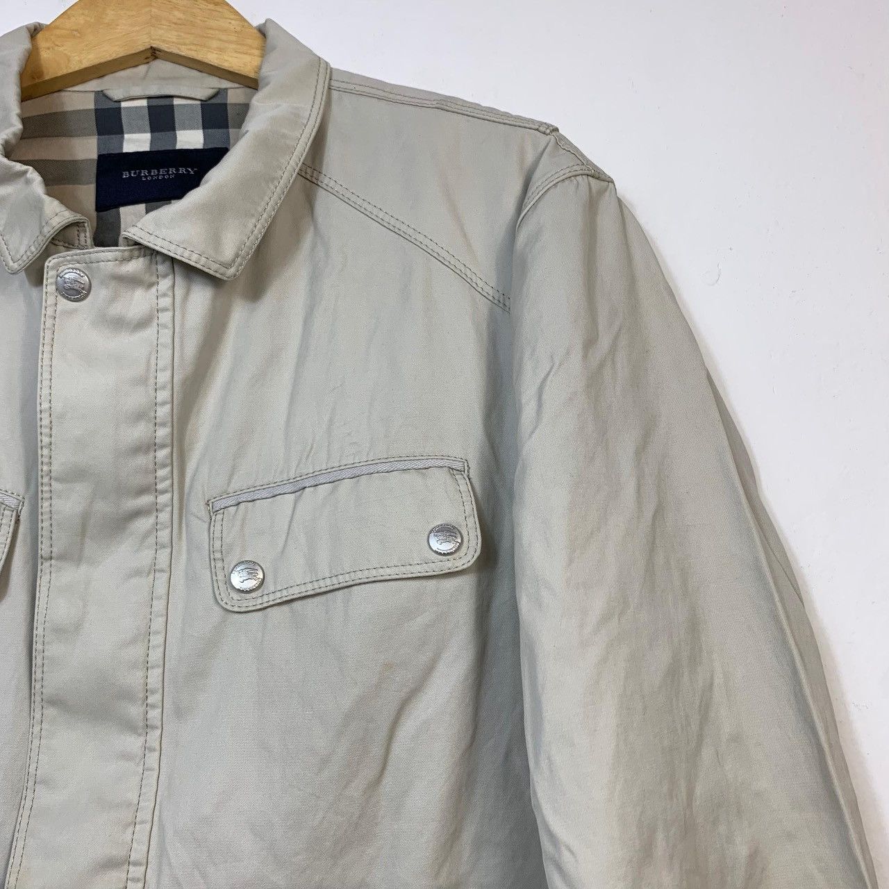 Burberry Burberry London Men's Field Jacket Nova Check Lining Size US XL / EU 56 / 4 - 4 Thumbnail