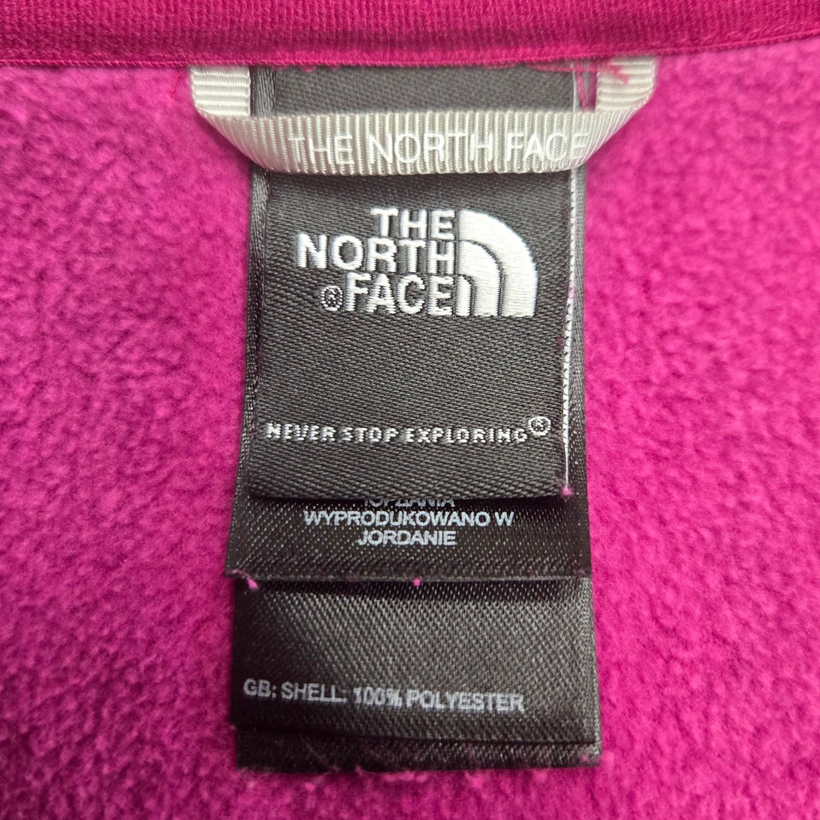 The North Face North Face Pink Quarter Zip Pullover Fleece Size Large Size L / US 10 / IT 46 - 6 Thumbnail