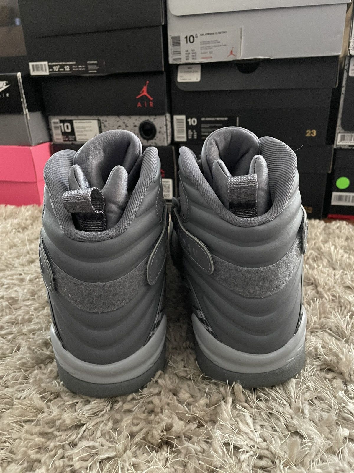 Jordan Brand Jordan 8 Cool Grey Size US 13 / EU 46 - 6 Thumbnail