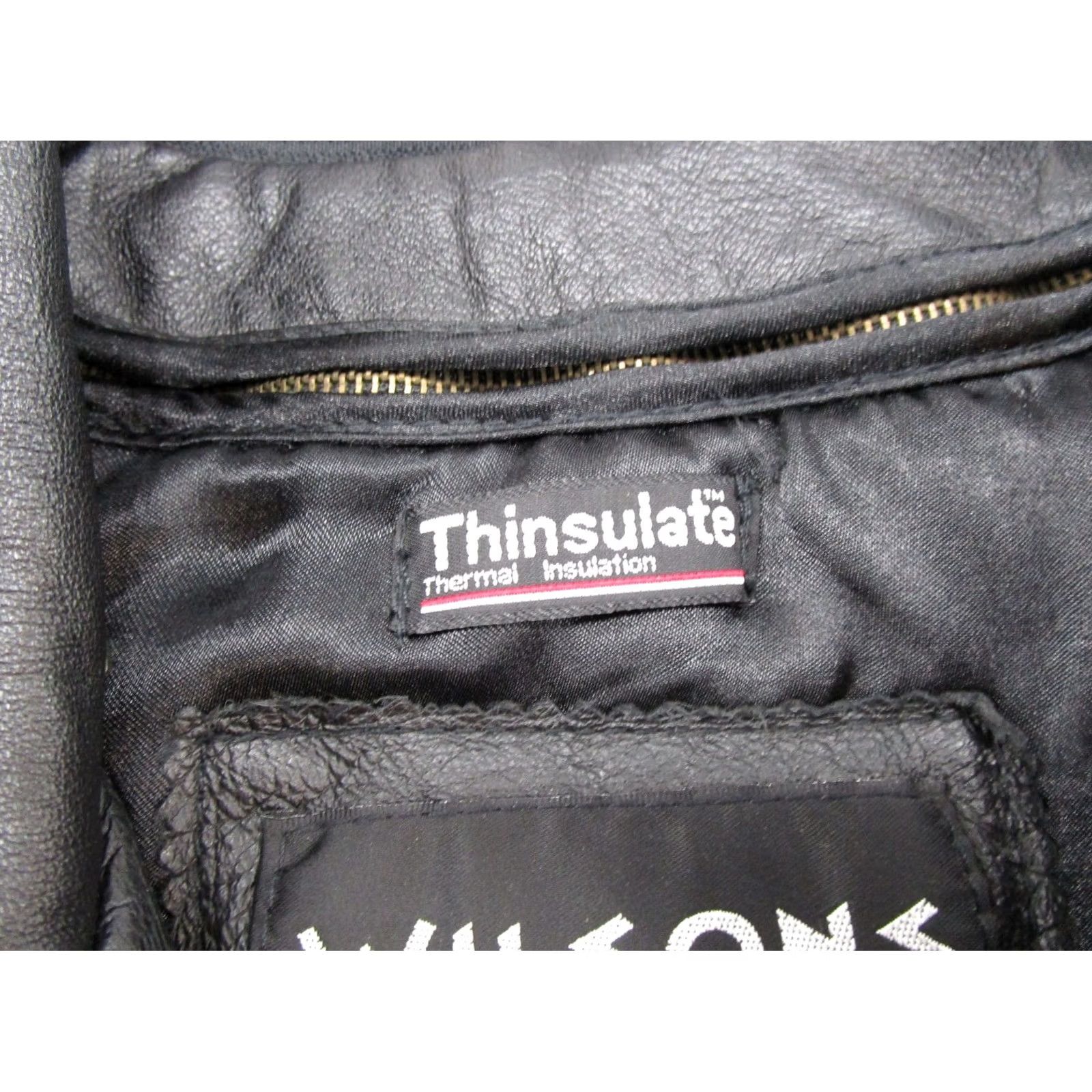 Wilson Wilson Leather Jacket Black Collared Belted Thinsulate Lined Women's XL Jacket Women XL Black Wilson Leather Belted Collared Thinsulate Lined Jacket Size XL / US 12-14 / IT 48-50 - 3 Thumbnail