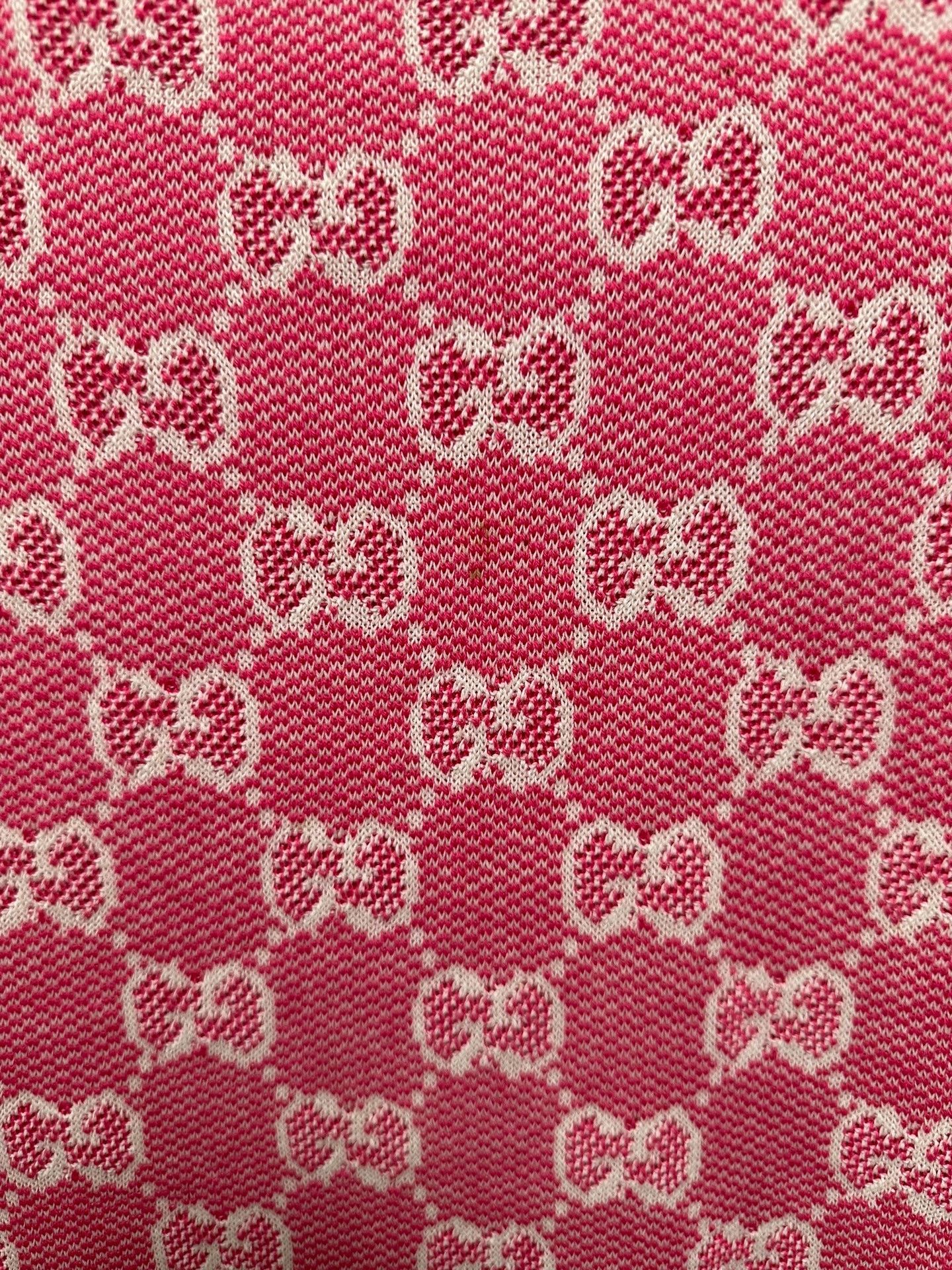 Gucci Gucci pink full print GG old flower knitted dress Size S / US 4 / IT 40 - 5 Thumbnail