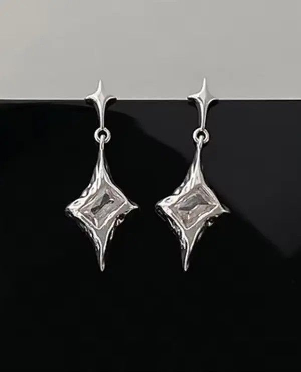 Jewelry Star Stud Earrings for Men Women Size ONE SIZE - 3 Thumbnail