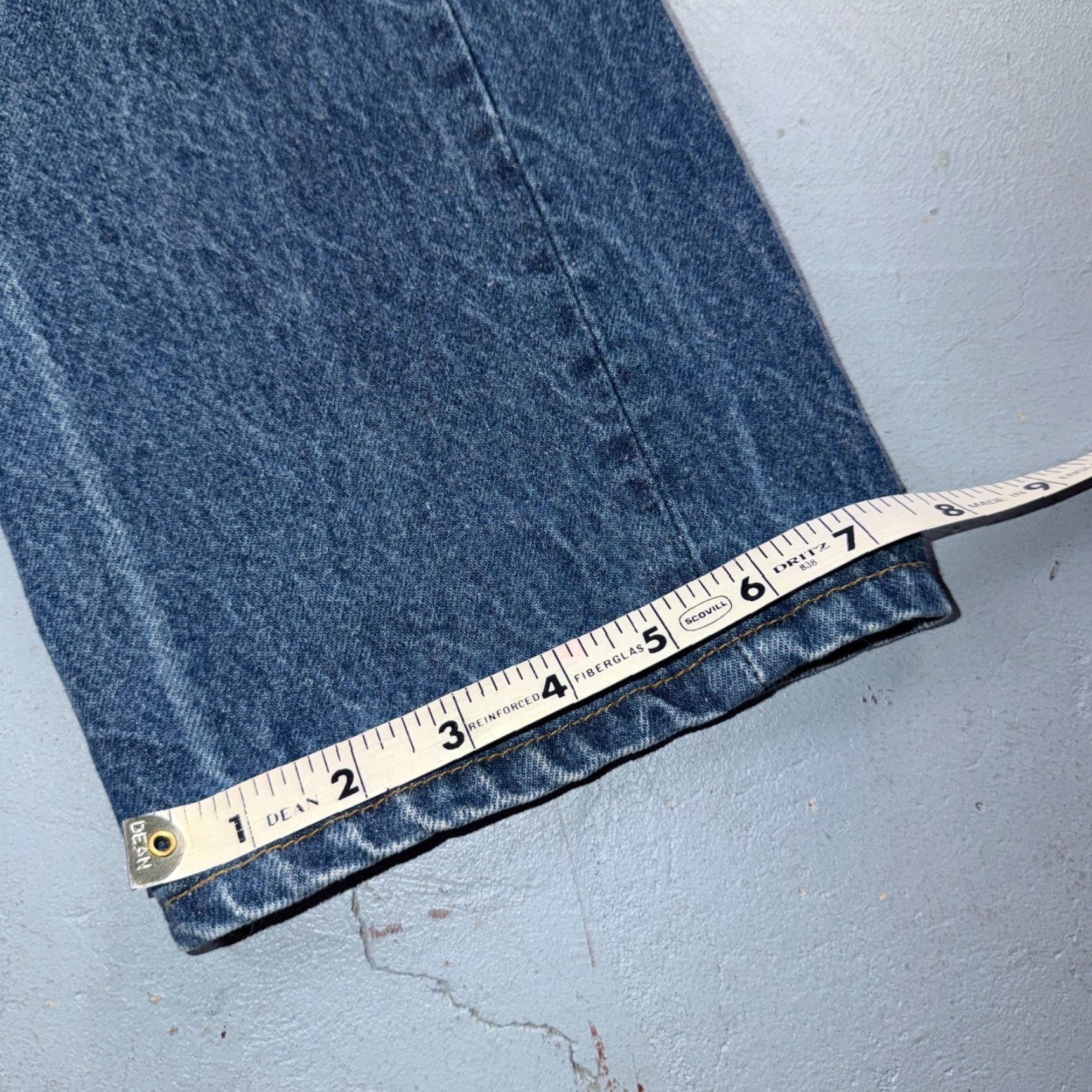 Levi's Levi's 501 Vintage 80s USA Jeans Levis Straight 501 Blue Light Wash 33x33 501 Series 90s USA Denim Cotton Classic Button Size US 33 - 5 Thumbnail