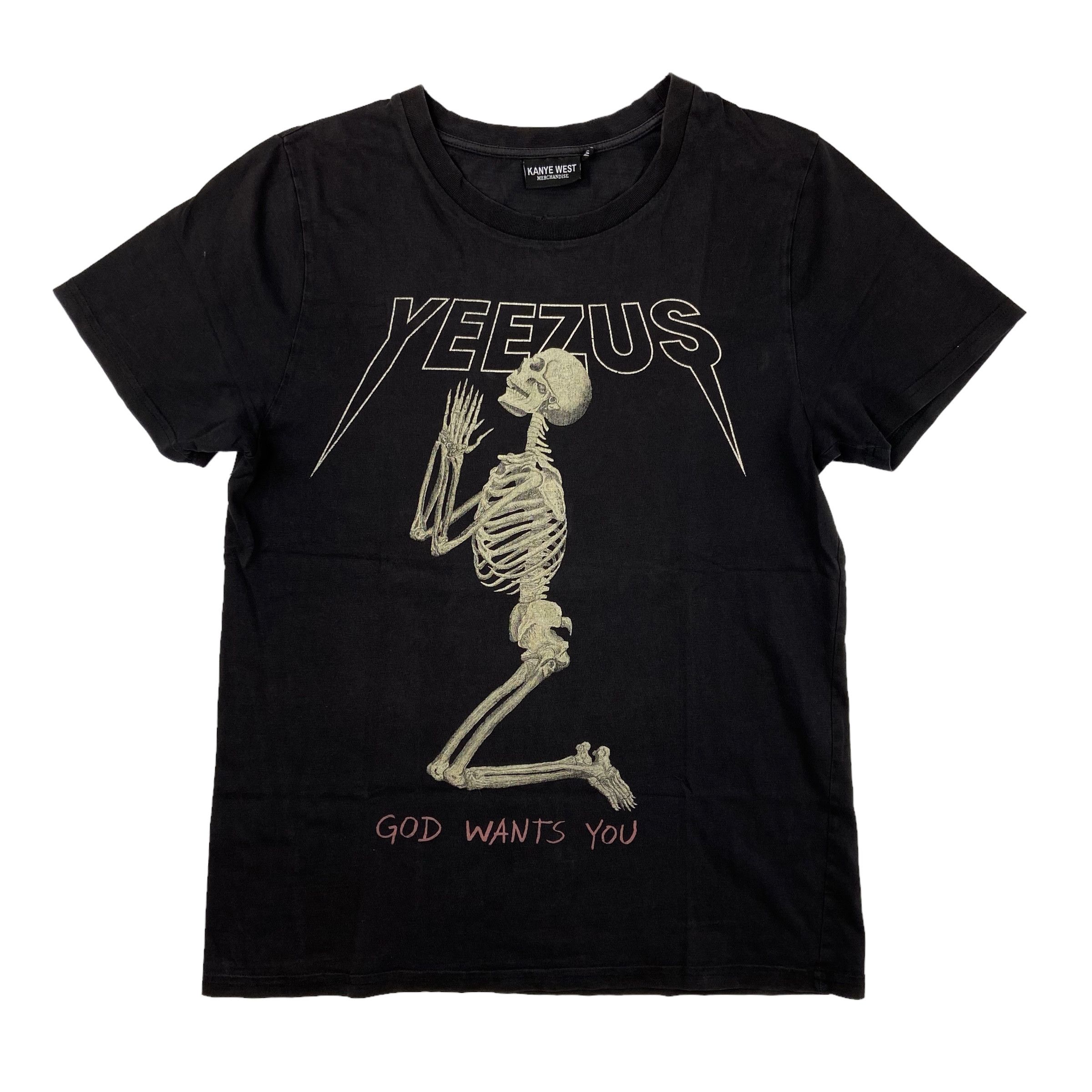 Kanye skeleton Yeezus Tour tee