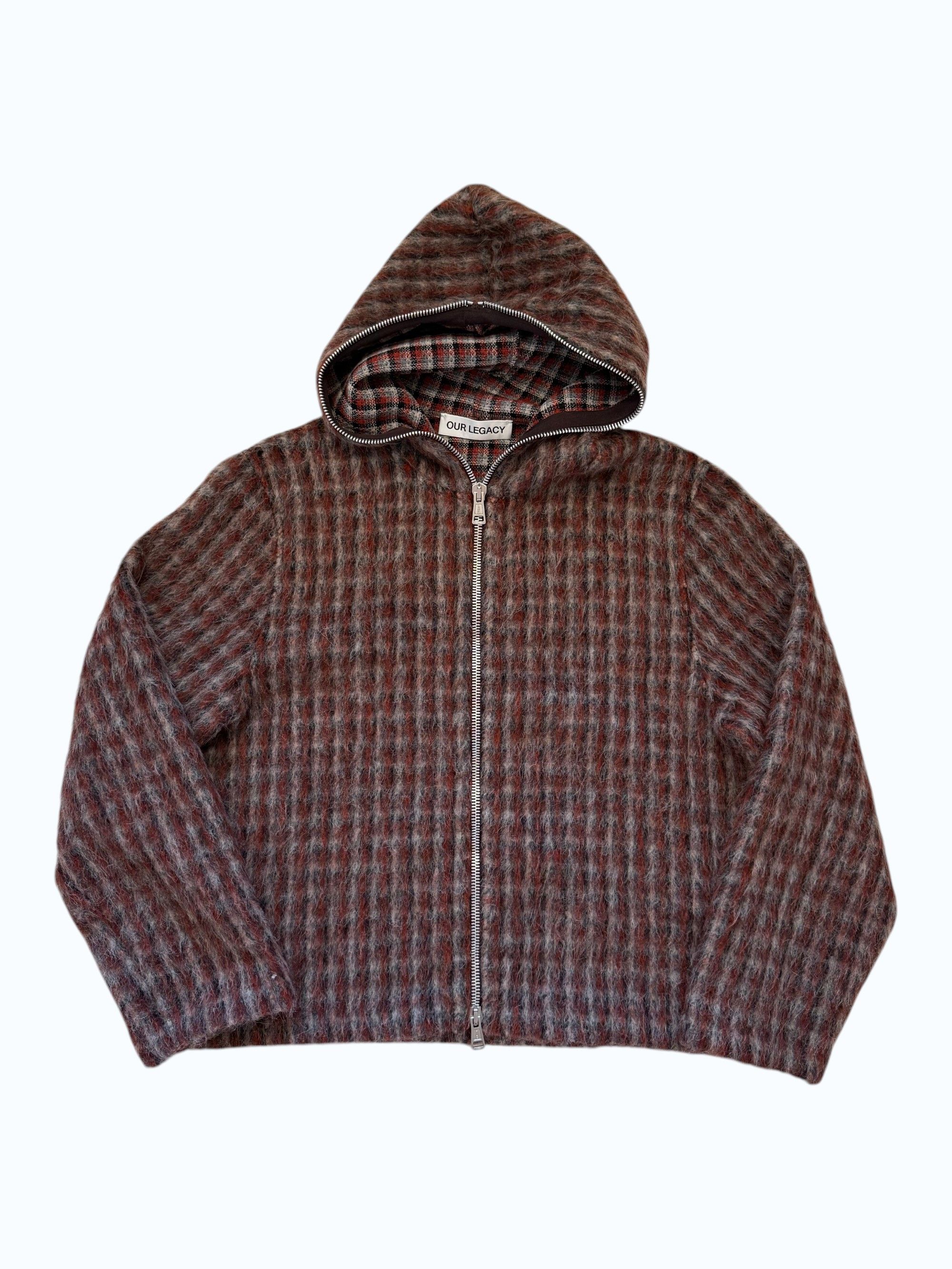 Our Legacy Our Legacy Boston Check Plaid Italian Wool Full Zip Hoodie Size US S / EU 44-46 / 1 - 6 Thumbnail