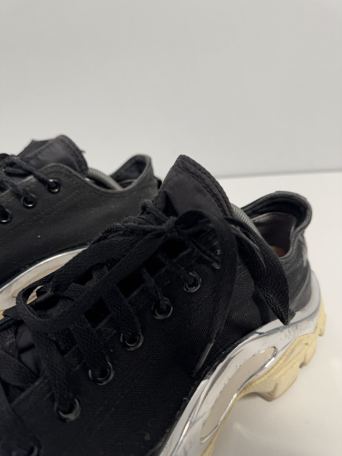 Adidas × Raf Simons Adidas X Raf Simons Rare Black Detroit Runner Low Top Size US 8 / EU 41 - 5 Thumbnail