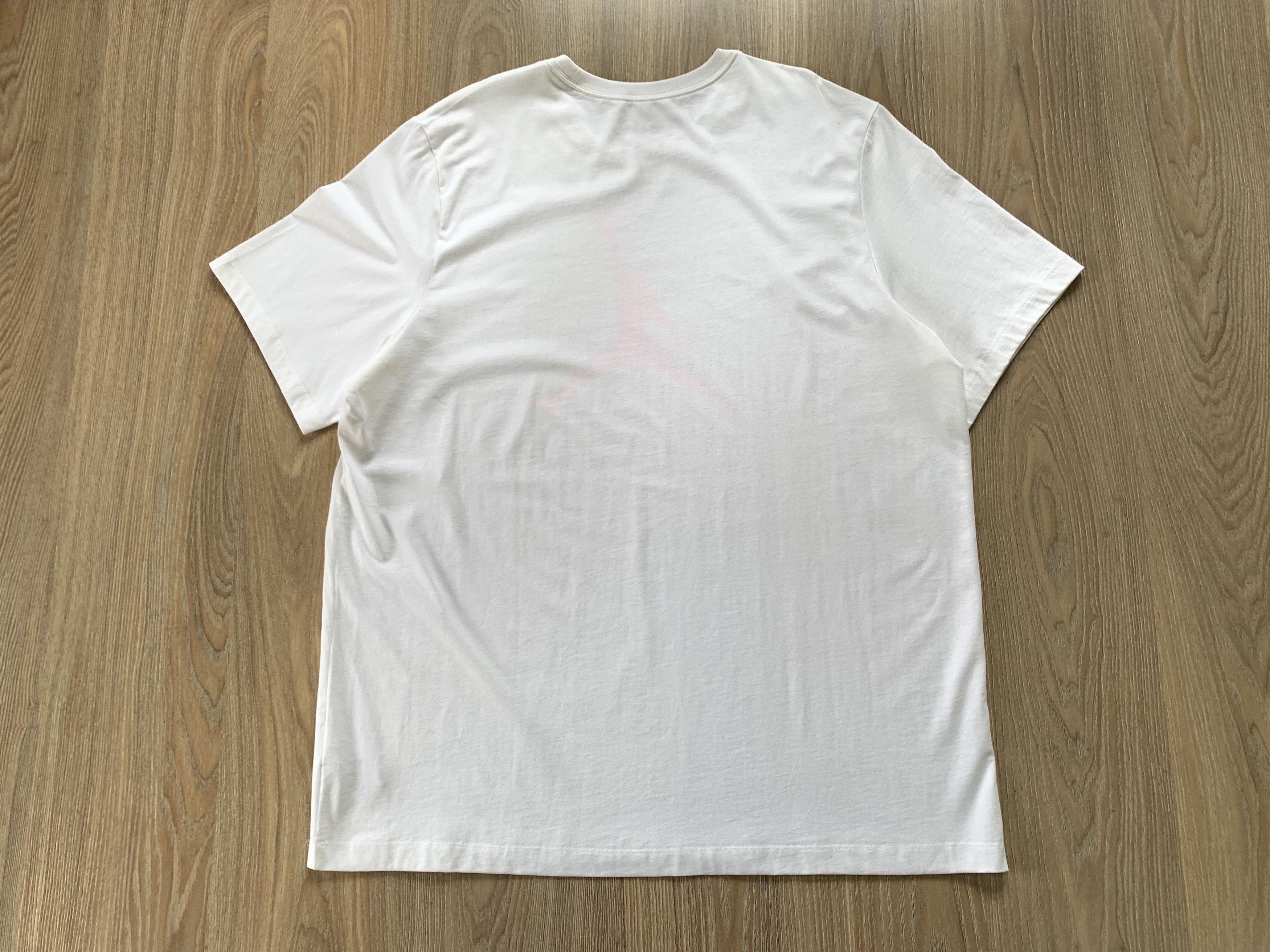 Jordan Brand × Nike Air Jordan White Flight Big Logo Print T-Shirt Size US XXL / EU 58 / 5 - 3 Thumbnail